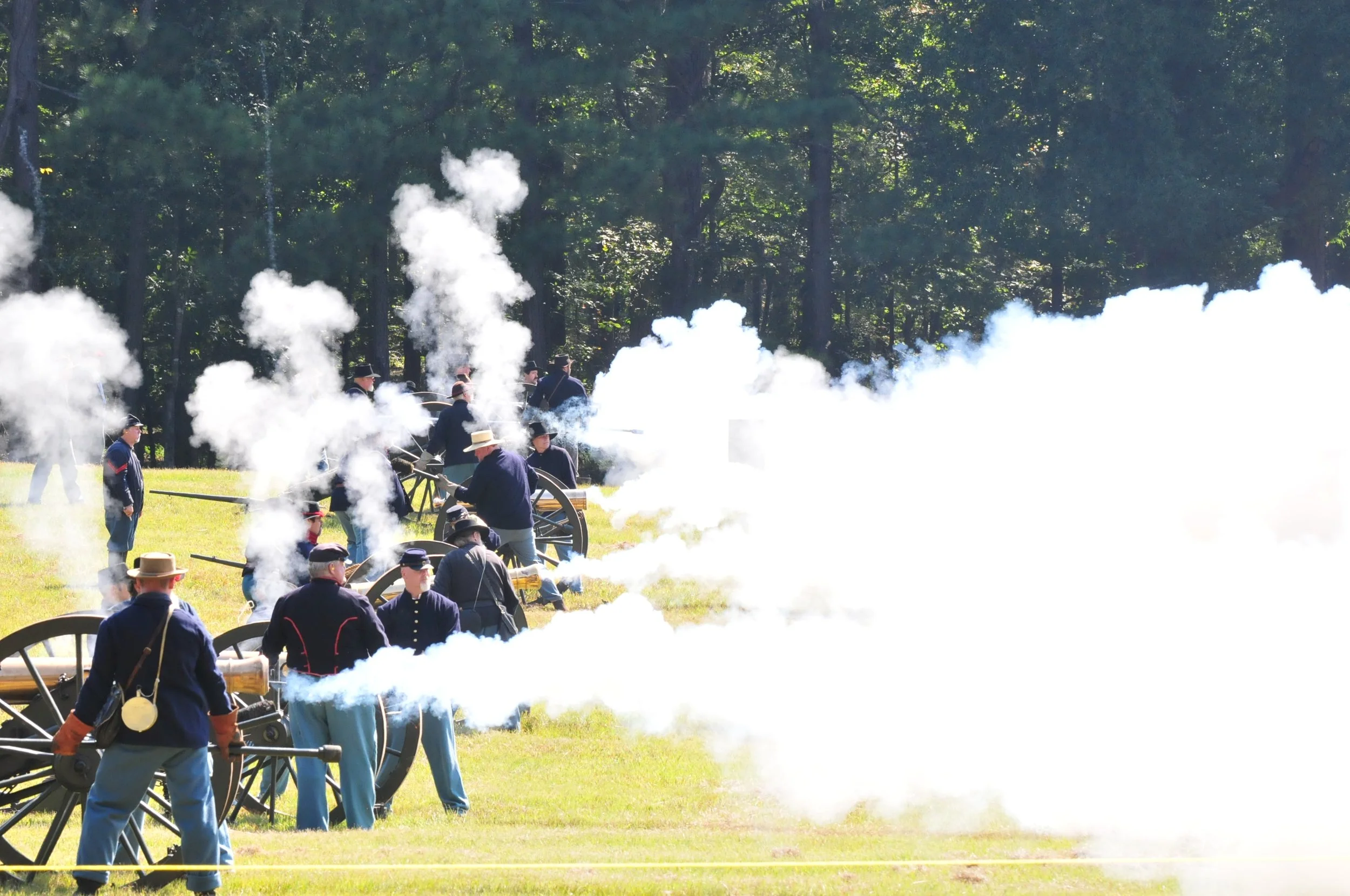 Artillery Demonstrations at Chickamauga Battlefield 