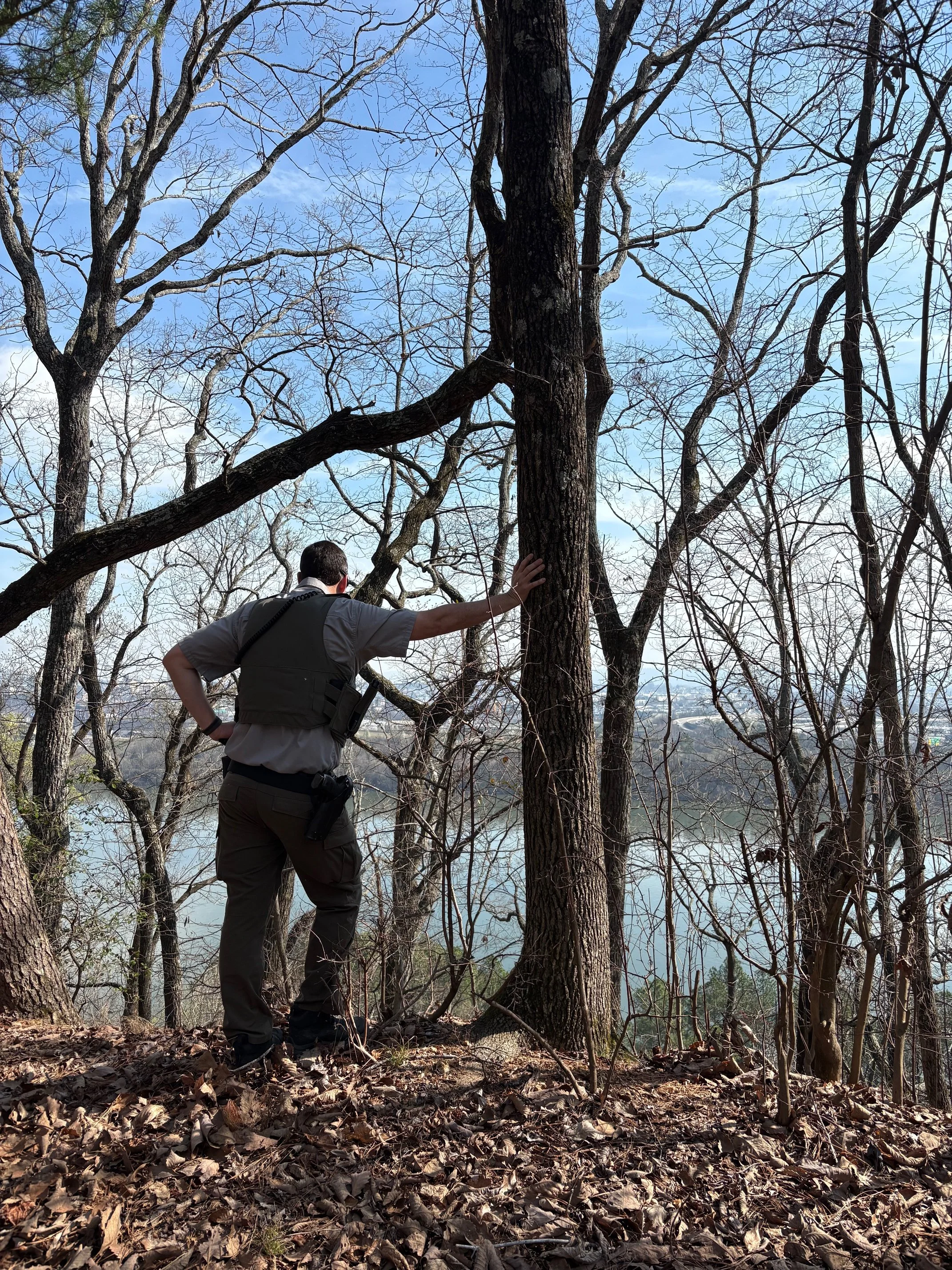 Exploring Stringer's Ridge at Moccasin Bend