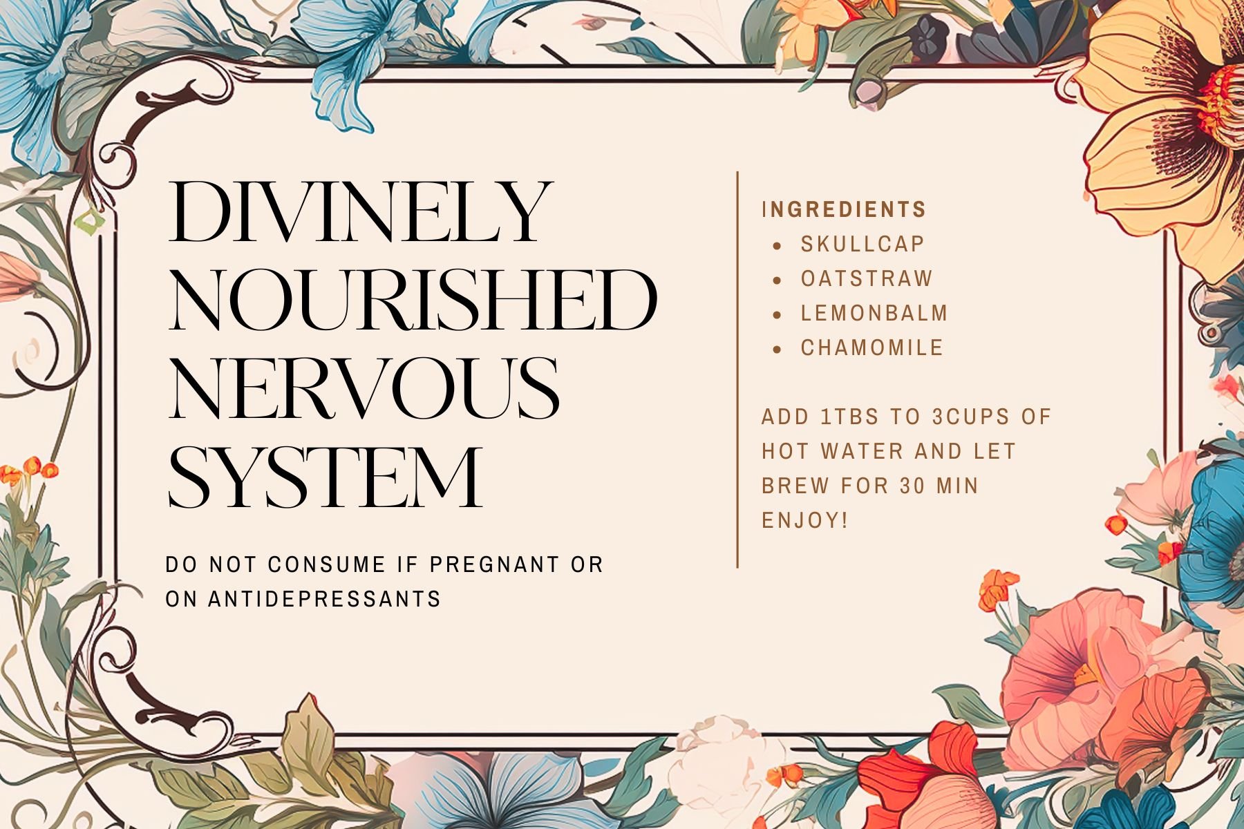 Divinely Nourished Nervous System