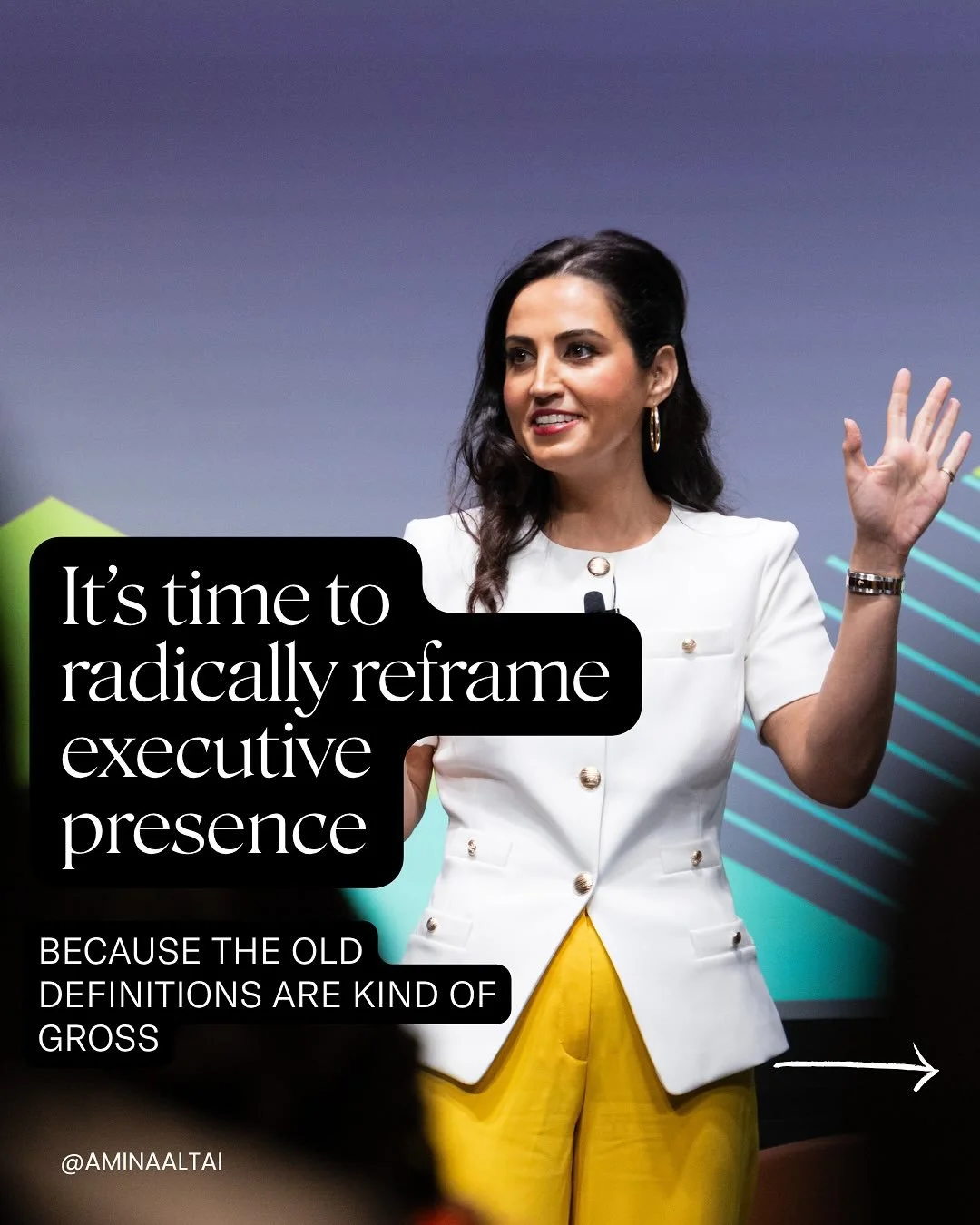 Let&rsquo;s talk about executive presence.

For decades, it&rsquo;s been shorthand for &ldquo;look the part.&rdquo; 
And according to a decade of data from HBR, &ldquo;the part&rdquo; has meant things like tallness, slimness, youthfulness, and polish