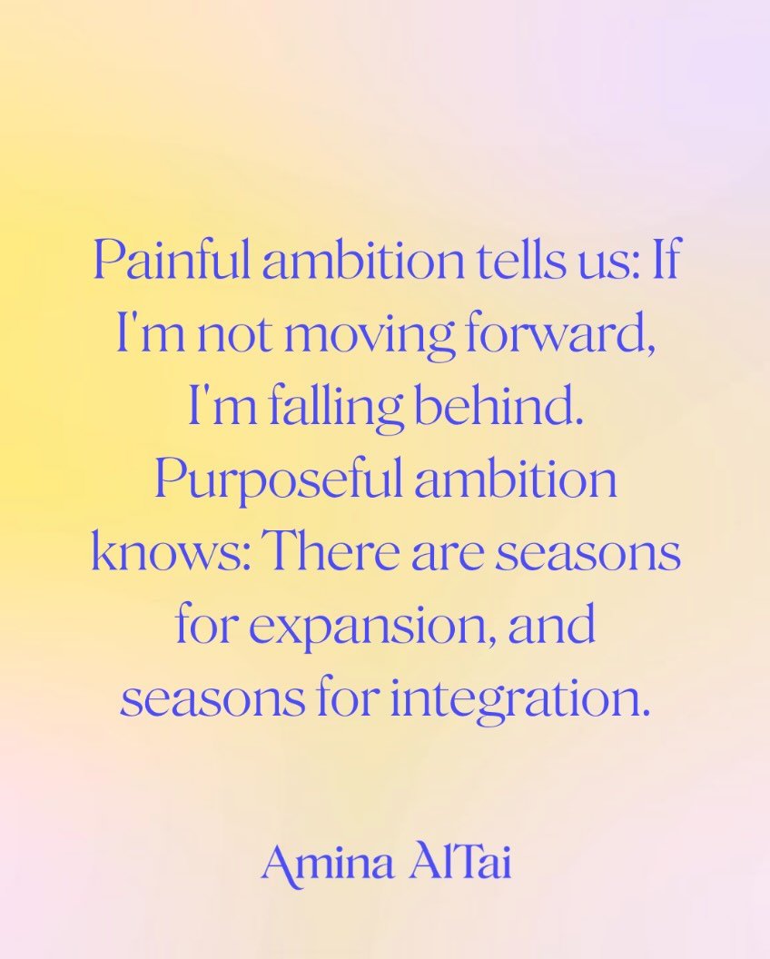 This is worth sitting with before you talk yourself out of a slow season.

💙 Send this to someone who might need this reminder.