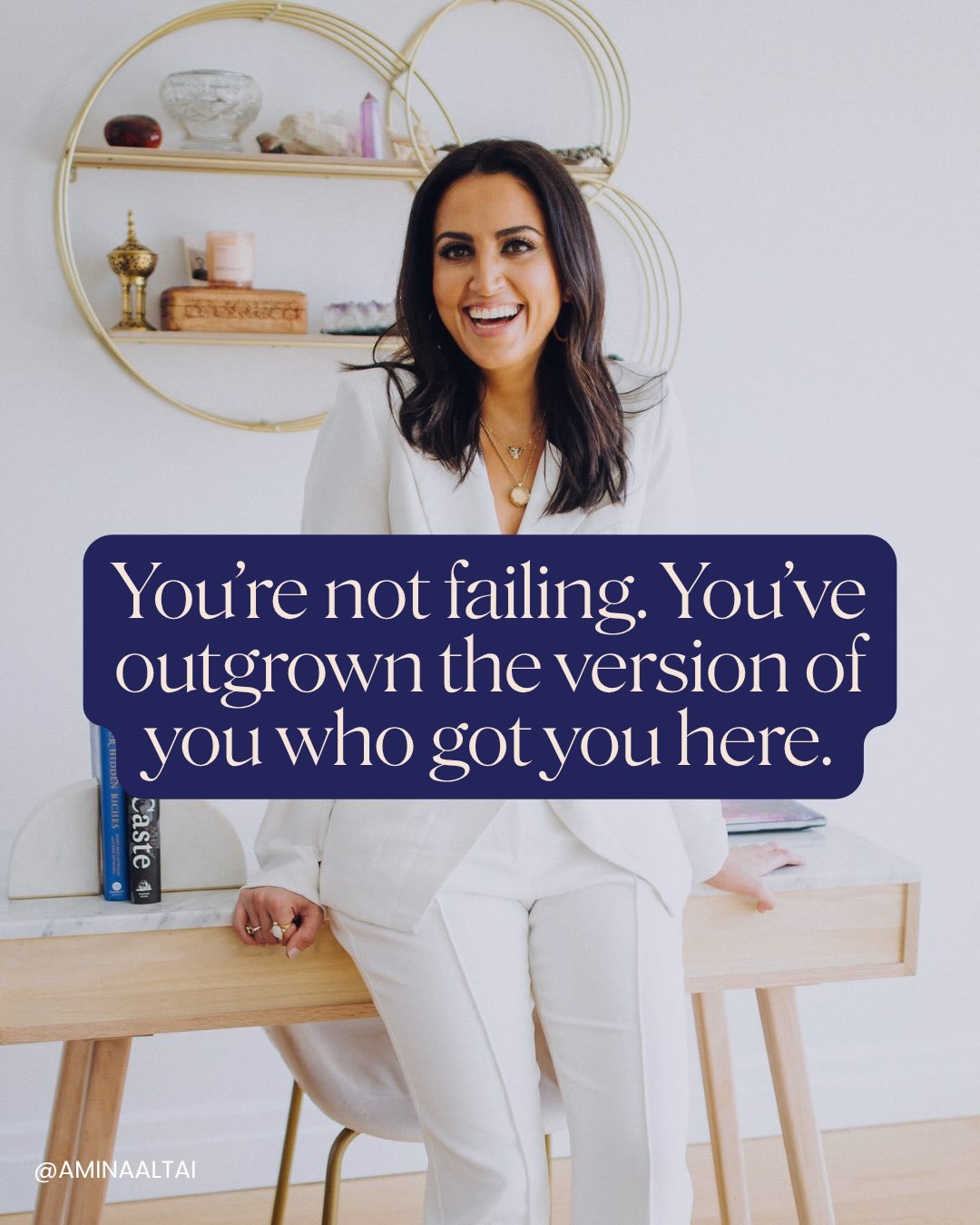 The version of you who got you here was brilliant at one question: 

How do I achieve more?

She knew the next rung. How to keep everything running. She did exactly what she was built to do.

But somewhere along the way, you started to wonder what wo