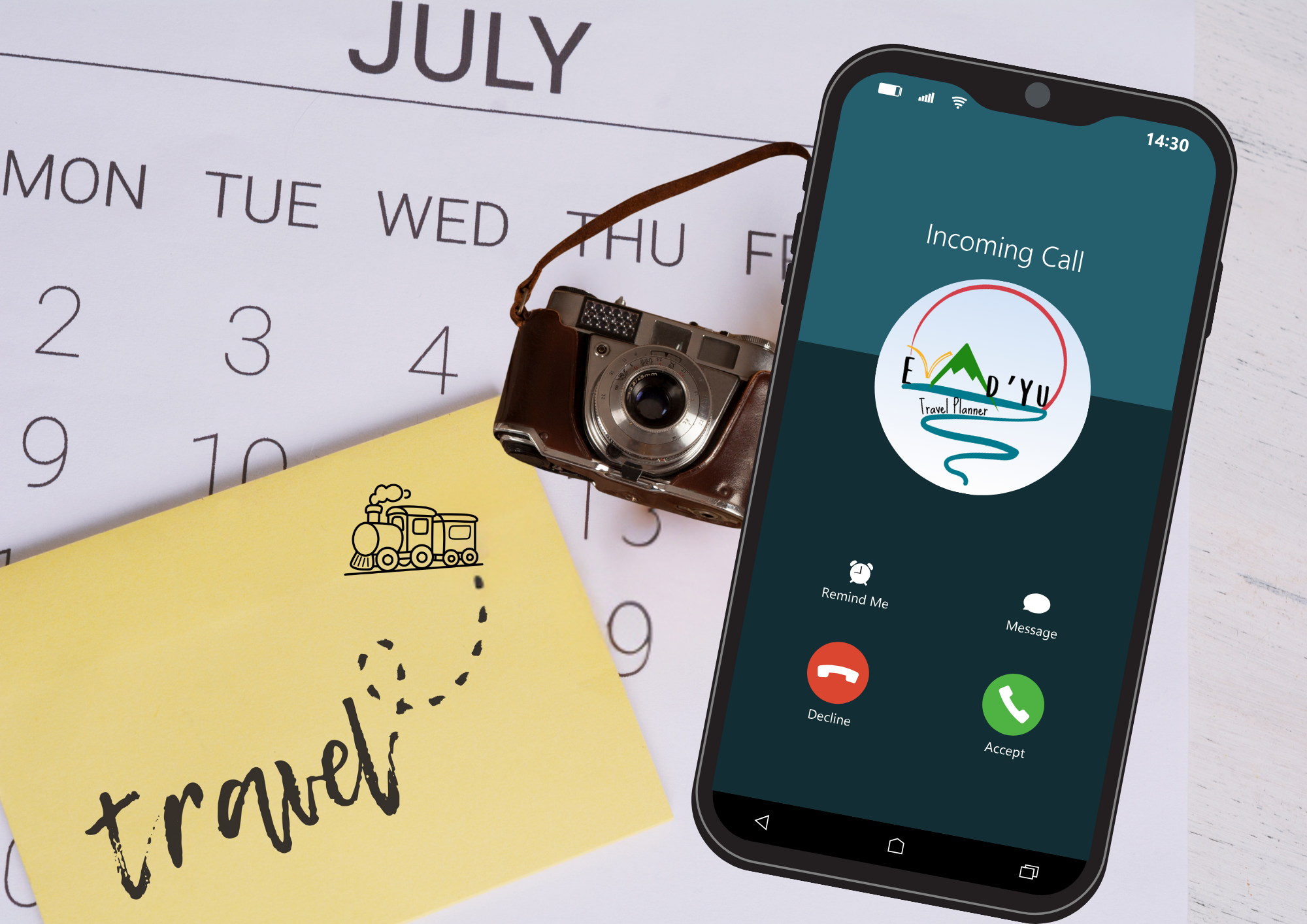 Appel découverte gratuit pour organiser votre voyage. Travel Planner. Evad'Yu