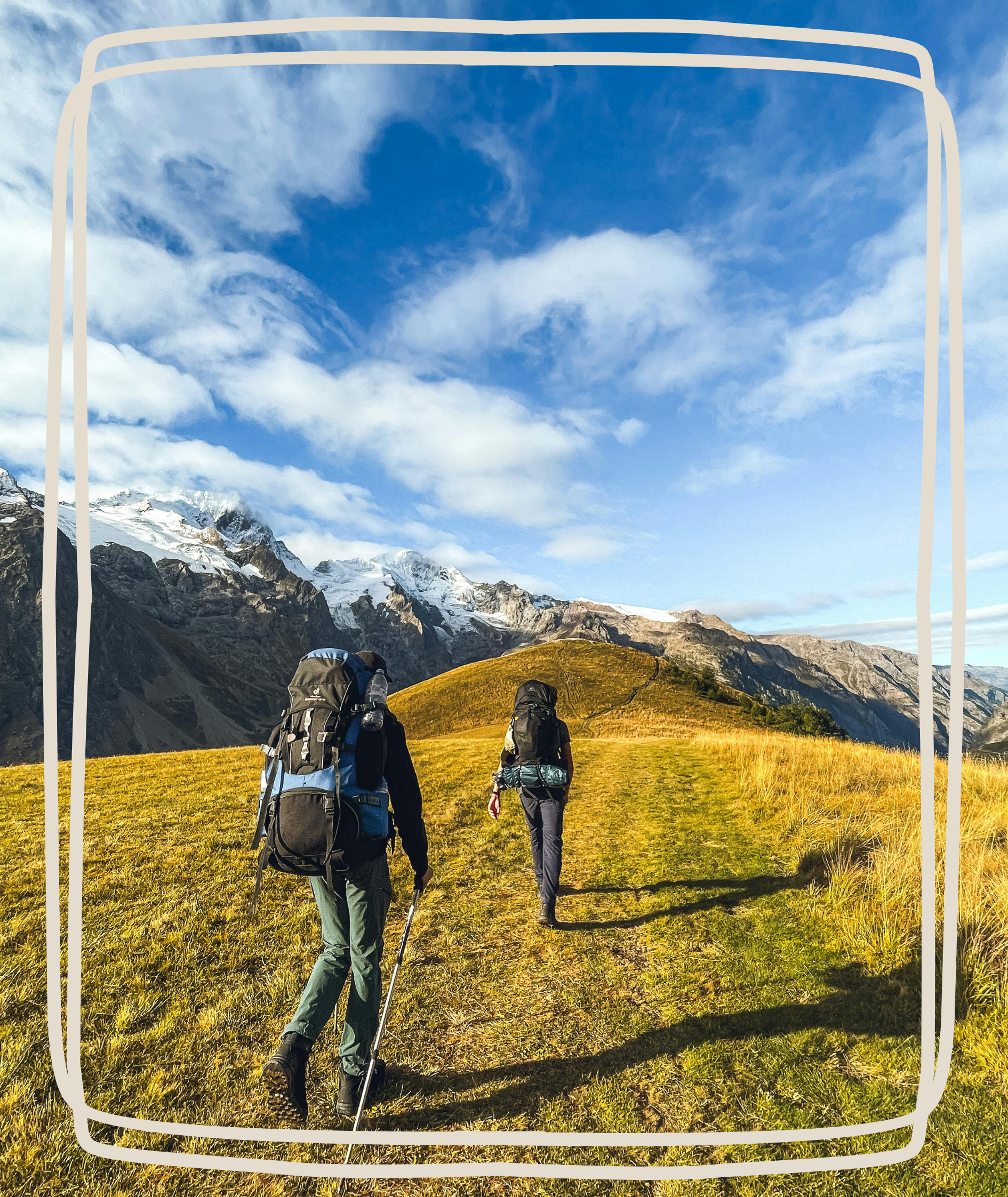 randonnée itinérante europe. déconnexion nature. esprit libre. bivouac. camping. itinérance douce. travel planner.