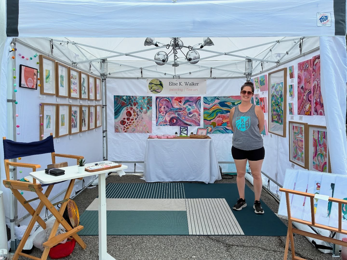 What an amazing whirlwind weekend at the @downtownop art fair. For a first fair, this was the best learning experience! I so enjoyed meeting so many new artists and collector&rsquo;s. Thank you @downtownop for including me in this fun weekend!
See yo
