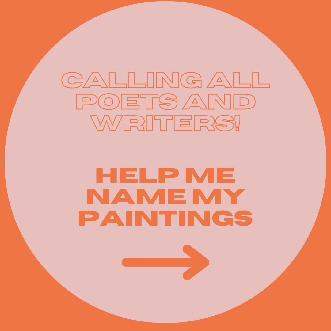 Hello art lovers! I&rsquo;ve finished some work and would love your input on helping me name them. I struggle with words, but I lean towards themes of growth, blooming, nature, sunrise, hope, becoming.
Hit me with your ideas!