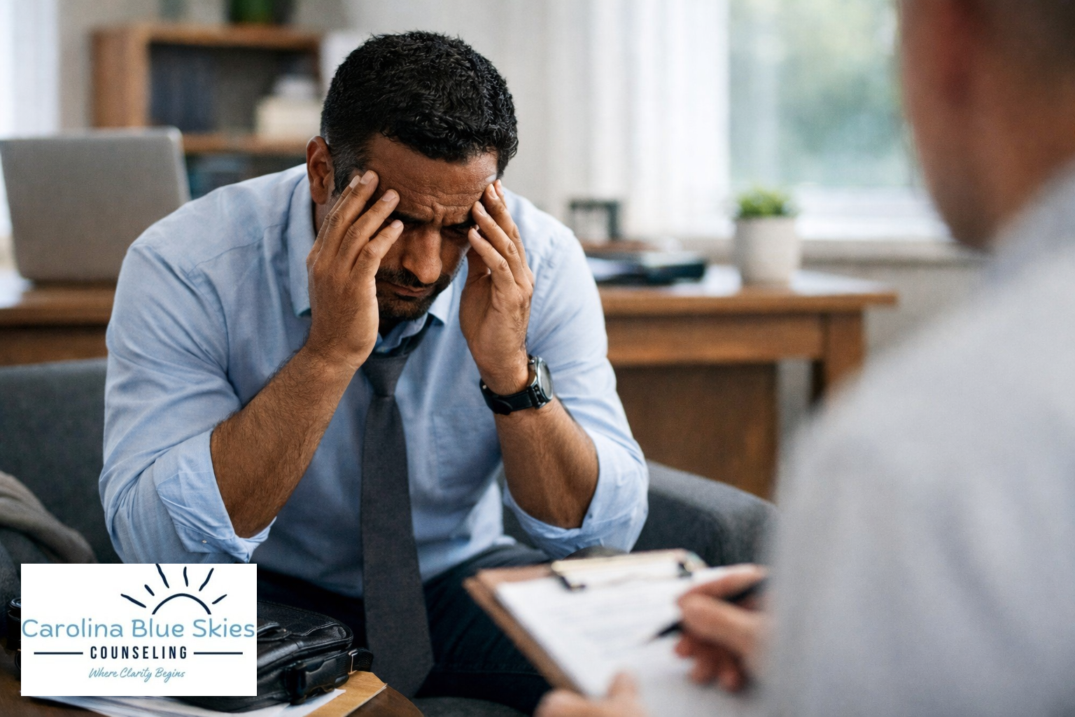 Men’s Counseling in Mooresville, NC: When Work Stress Doesn’t Go Away