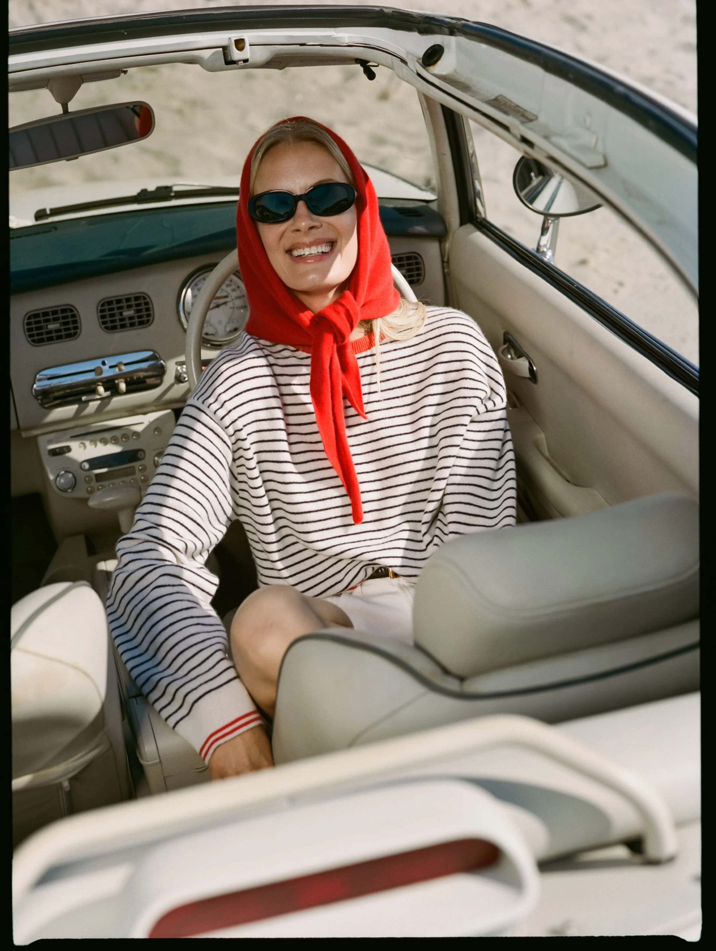 21802_Cashmere Striped Crewneck_Soft White-Deep Navy_20594_Cashmere Neckerchief_Tomato Red_JD_05.jpg