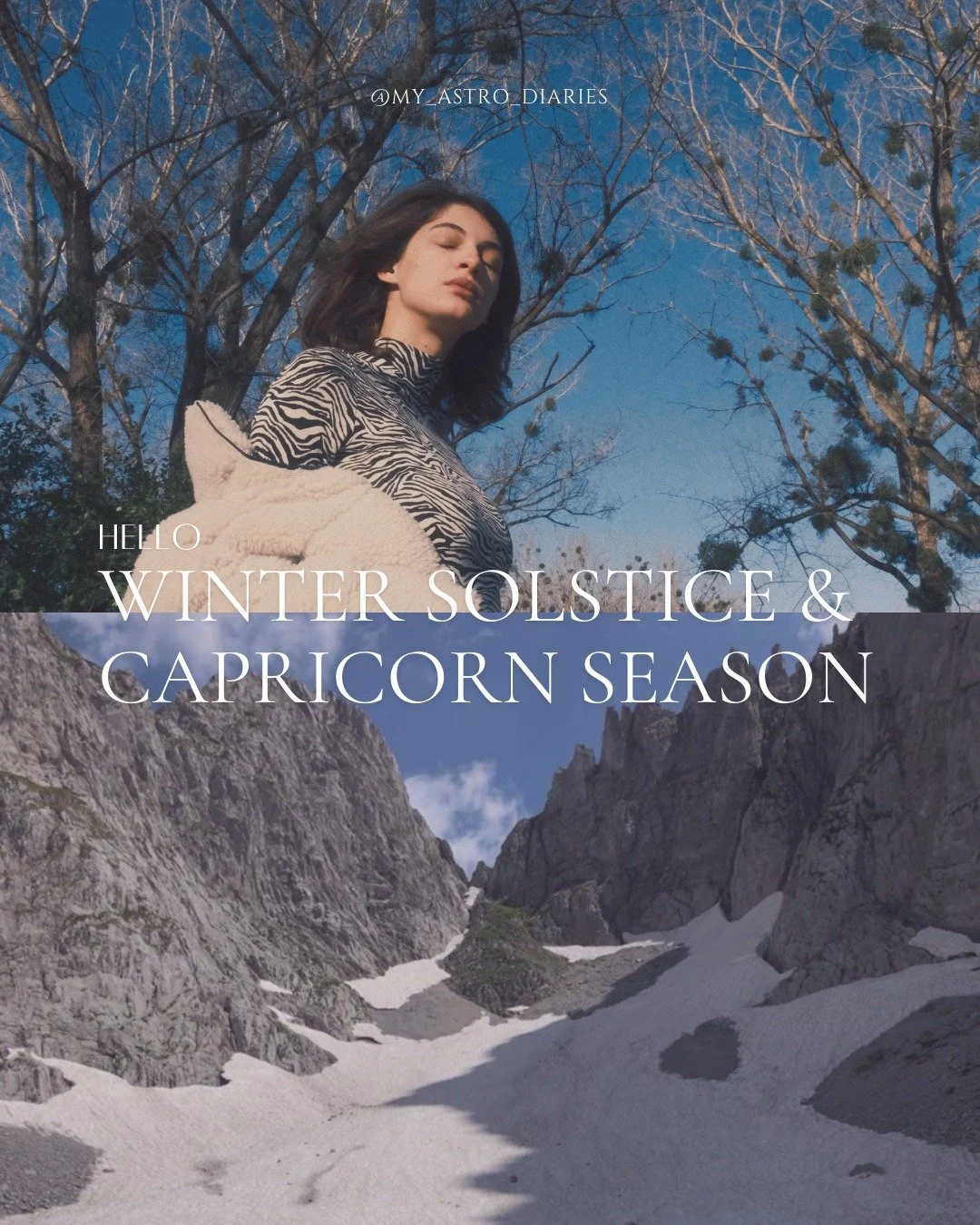 December 21st &bull; Winter Solstice ❄️

Winter Solstice is that deep exhale of the year. The longest night, the pause before things slowly start turning back toward the light. ✨

It&rsquo;s the energy of quiet mornings, real intentions, and small st