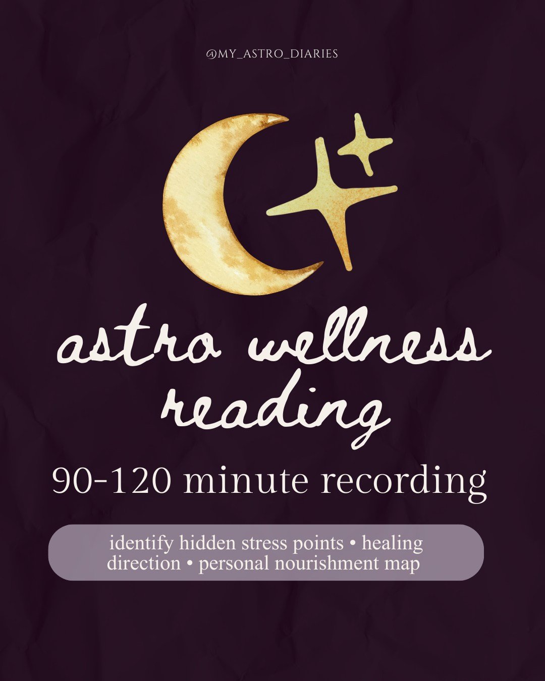All astrology readings on myastrodiary.com are freshly updated and ready for you! 🪐

From lunar mapping and astro wellness to solar returns and full birth charts, these recorded readings that you can revisit for a lifetime are all curated for your o