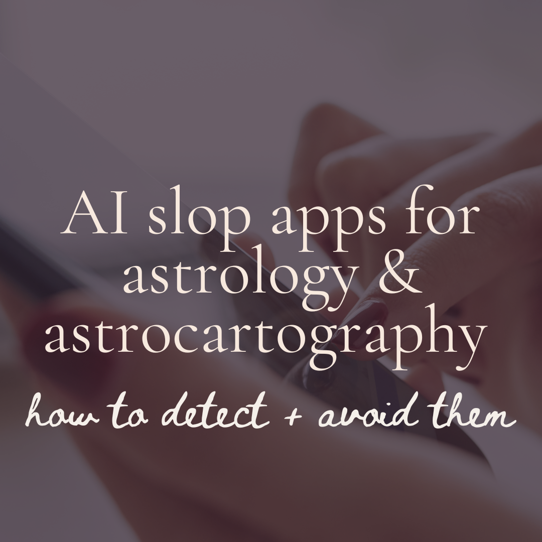 Why you should avoid AI apps for accurate astrocartography