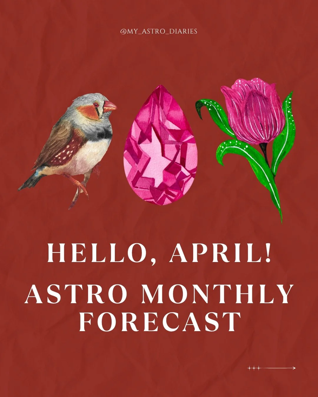Step into April 2026 with clarity! 

 April astro forecast for 2026 offers reflections with the focus on personal development, and the subtle shifts that will influence us during spring (or fall) time.

Whole diary entry is ready @ myastrodiary.com &