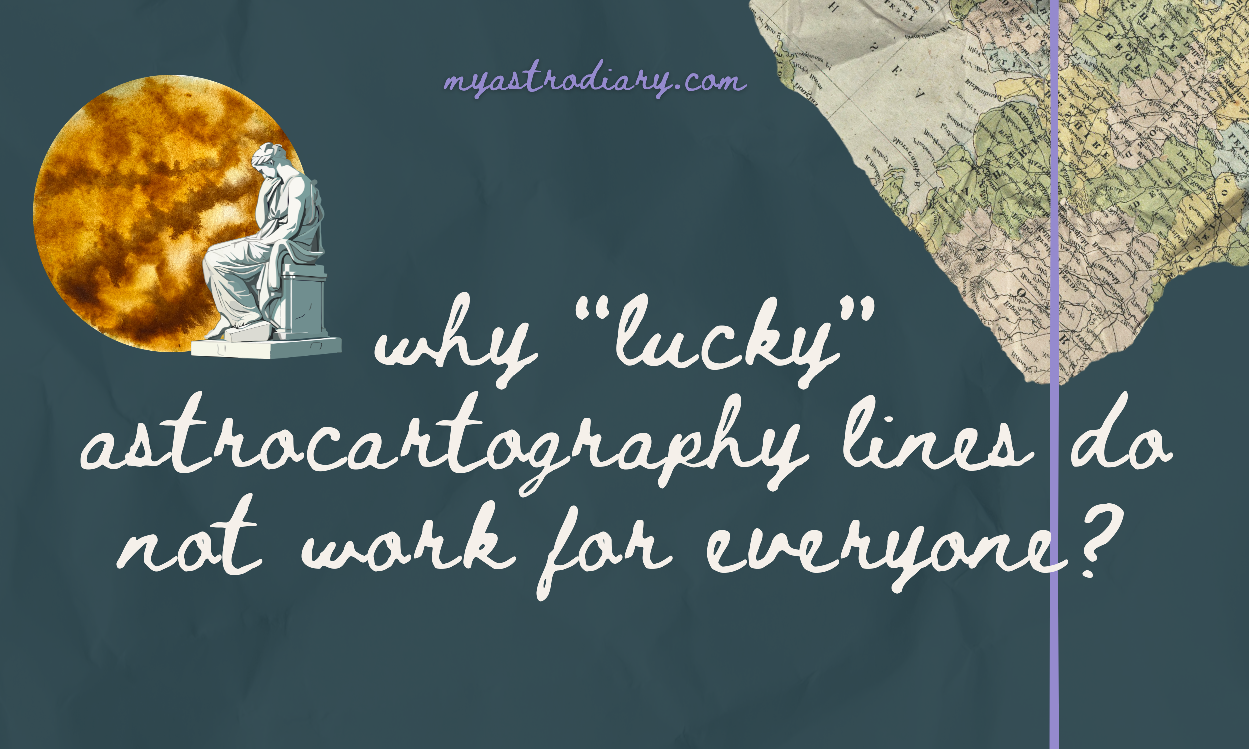 Why your best astrocartography line is not always Venus or Jupiter