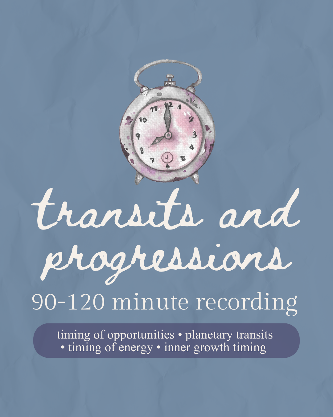 Planetary Timing Reading - Transits and Progressions