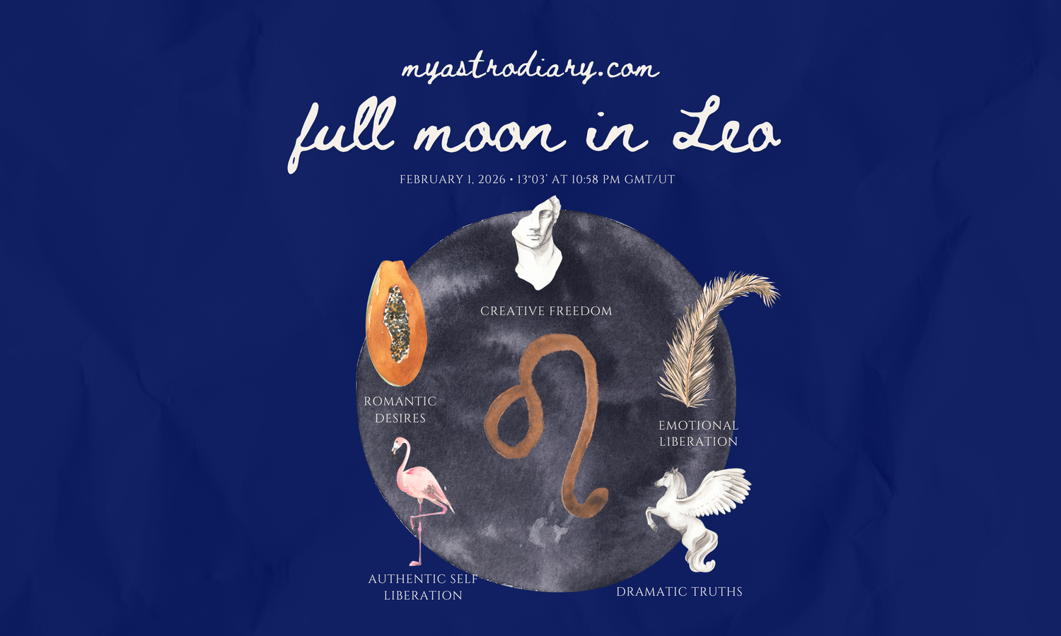 Full Moon in Leo 2026 — My Astro Diaries Locational Astrology