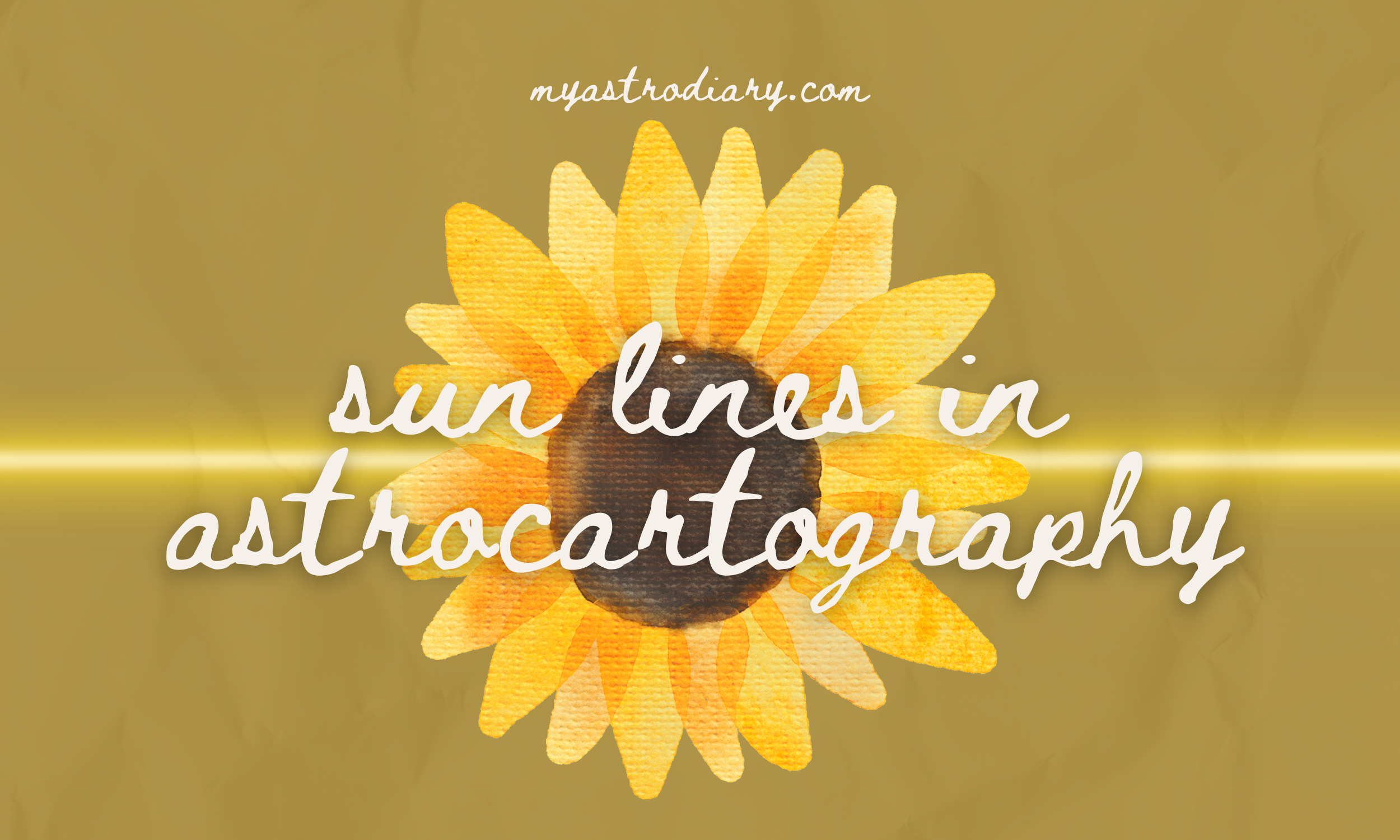 Sun Lines in Astrocartography