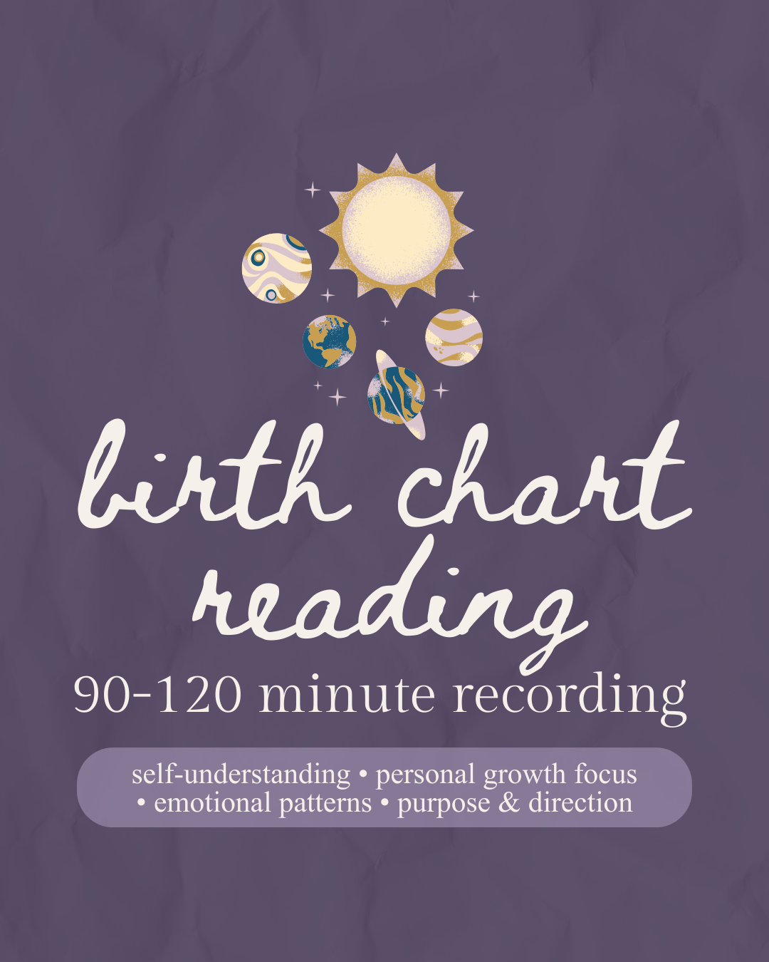 Classic Birth Chart Reading