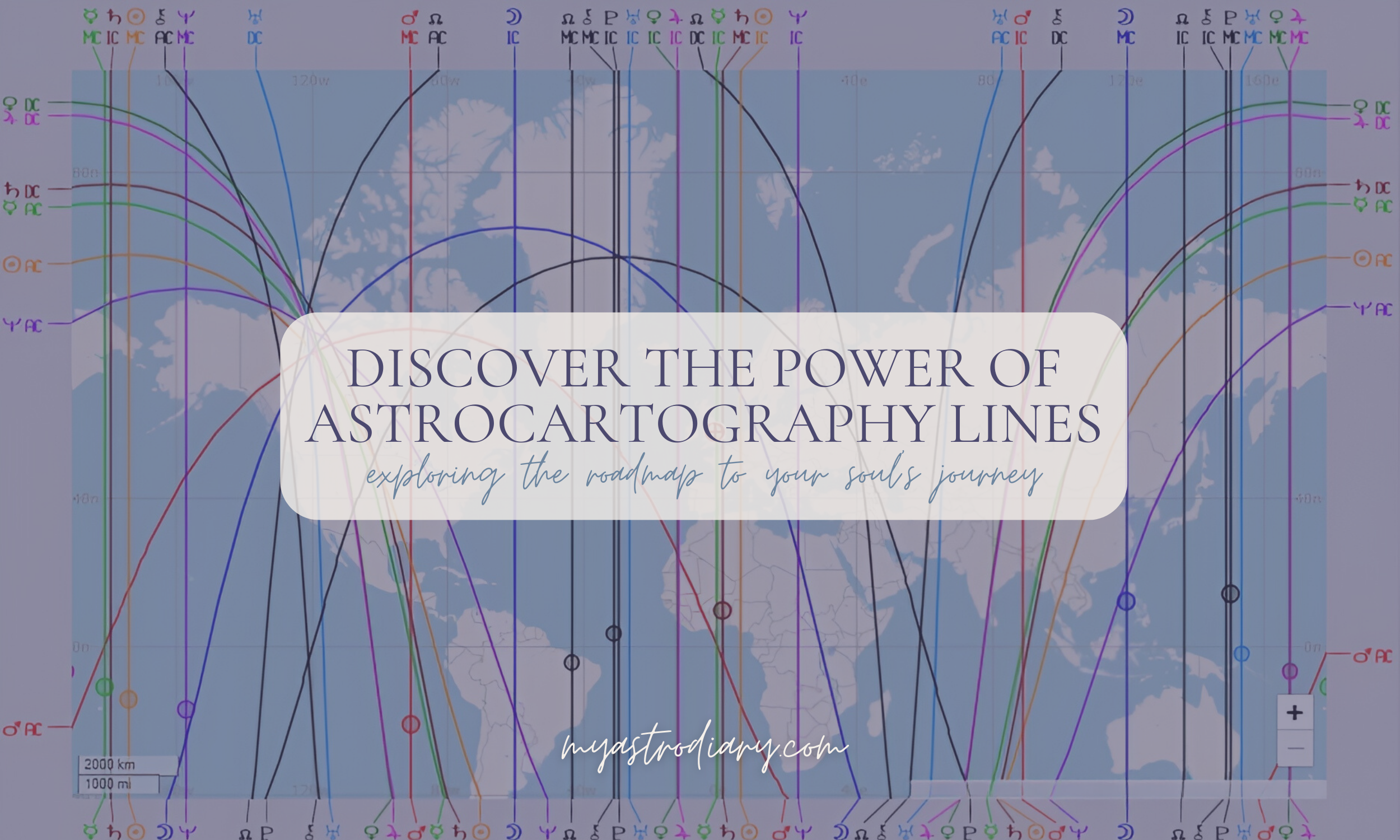 A Guide To All Major Lines in Astrocartography Understand Your Map