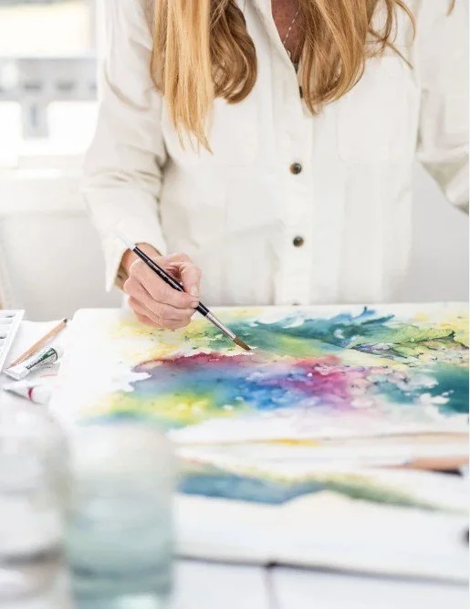 Peonies Watercolor Class