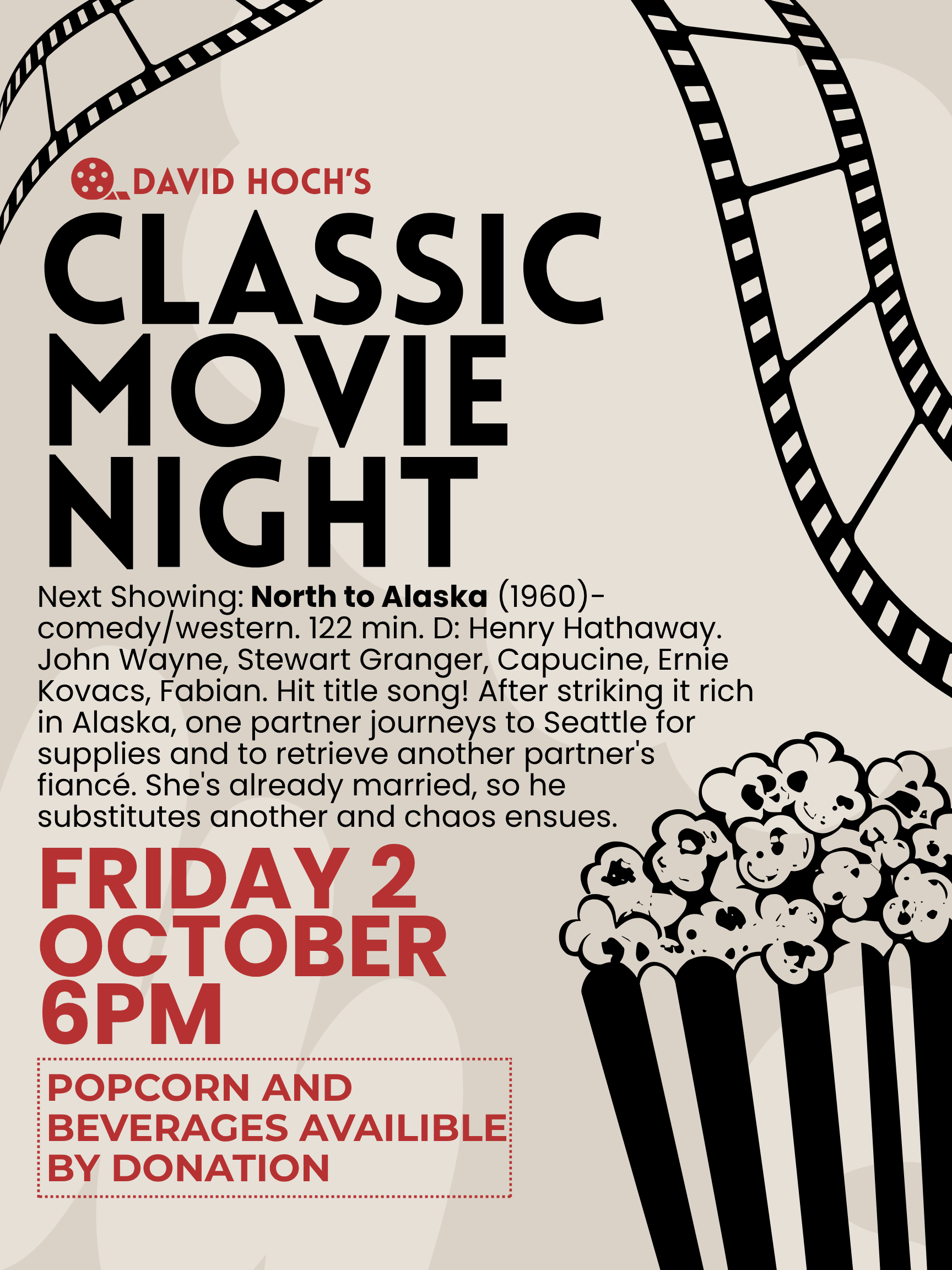 Classic Movie Night - North to Alaska