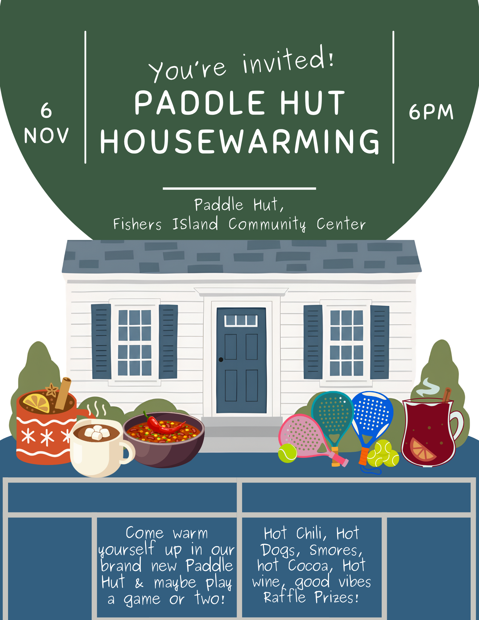 Paddle Hut Housewarming