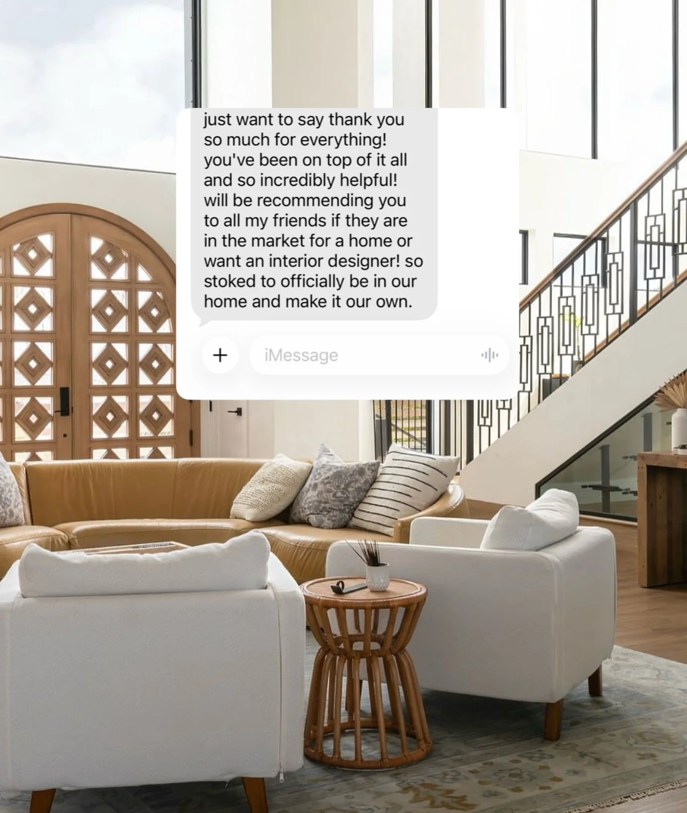 from searching for the perfect house for our clients, to then designing it into a place that feels like home. Real estate + design, all in one 🏡⚡️✨