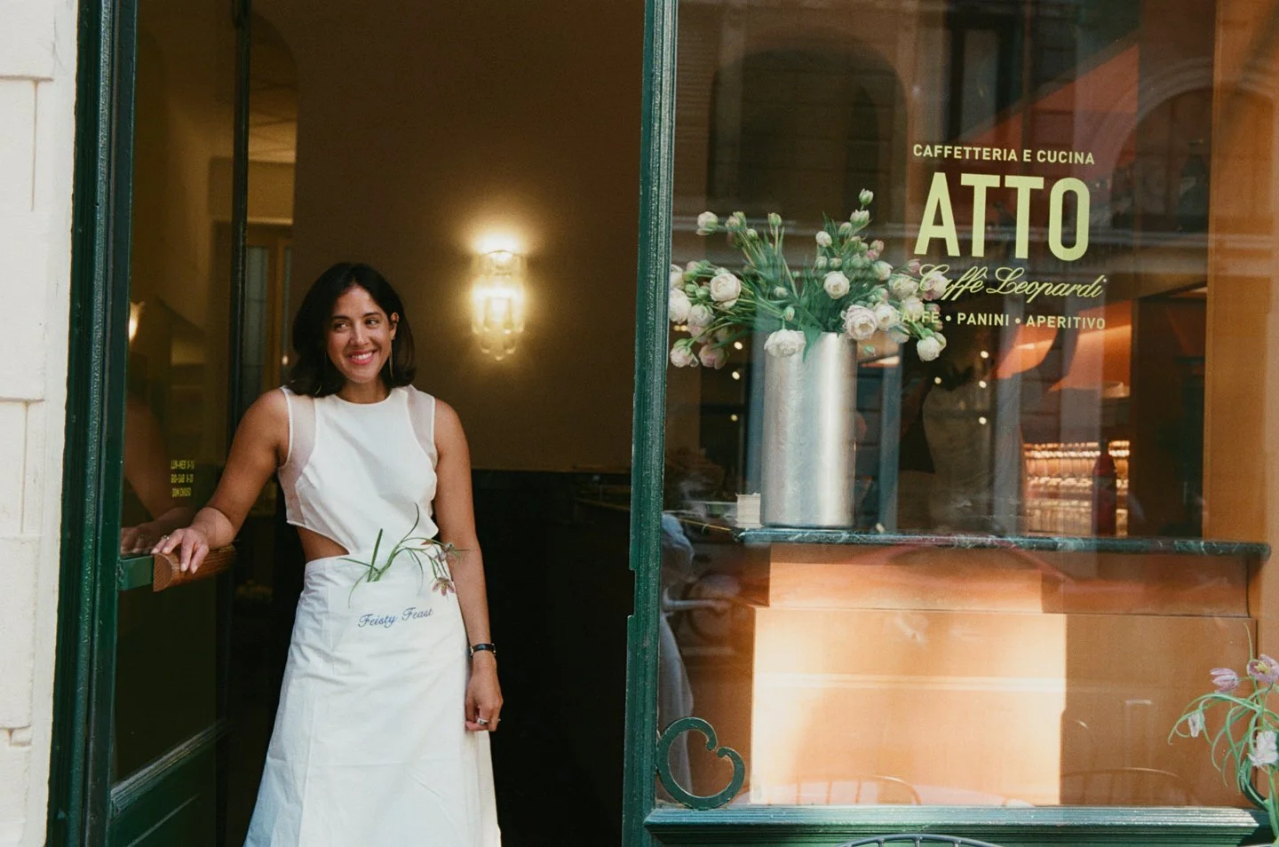 Issue 9: Custom Embroidered Aprons for Feisty Feast at Milan Design Week