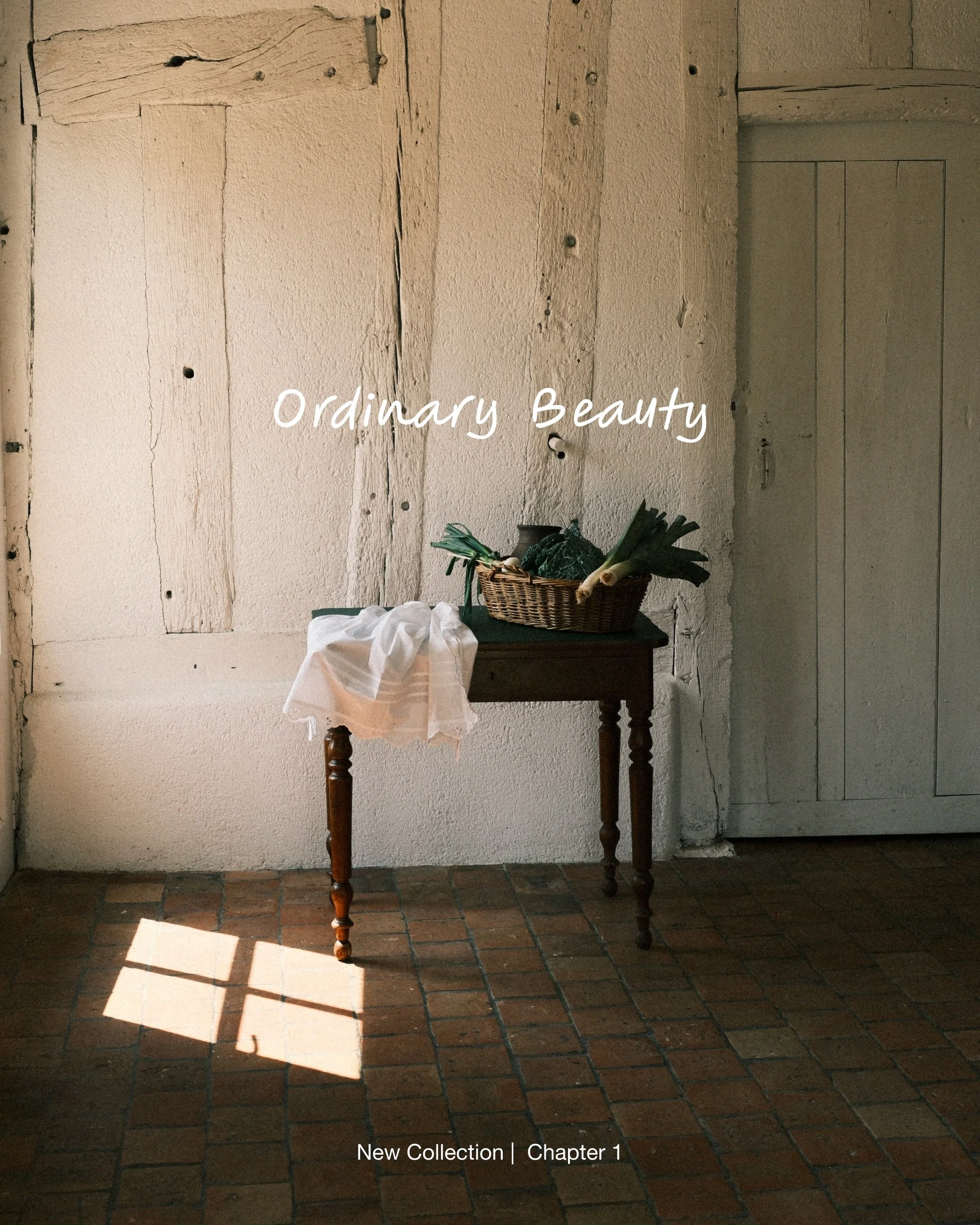 A new collection inspired by the attention once given to everyday objects.

White cotton, embroidery and cutwork meet handwoven willow and wood. Made to be used, worn and lived with.

Discover Ordinary Beauty Chapter 01 at ouryhome.com (Link in bio).