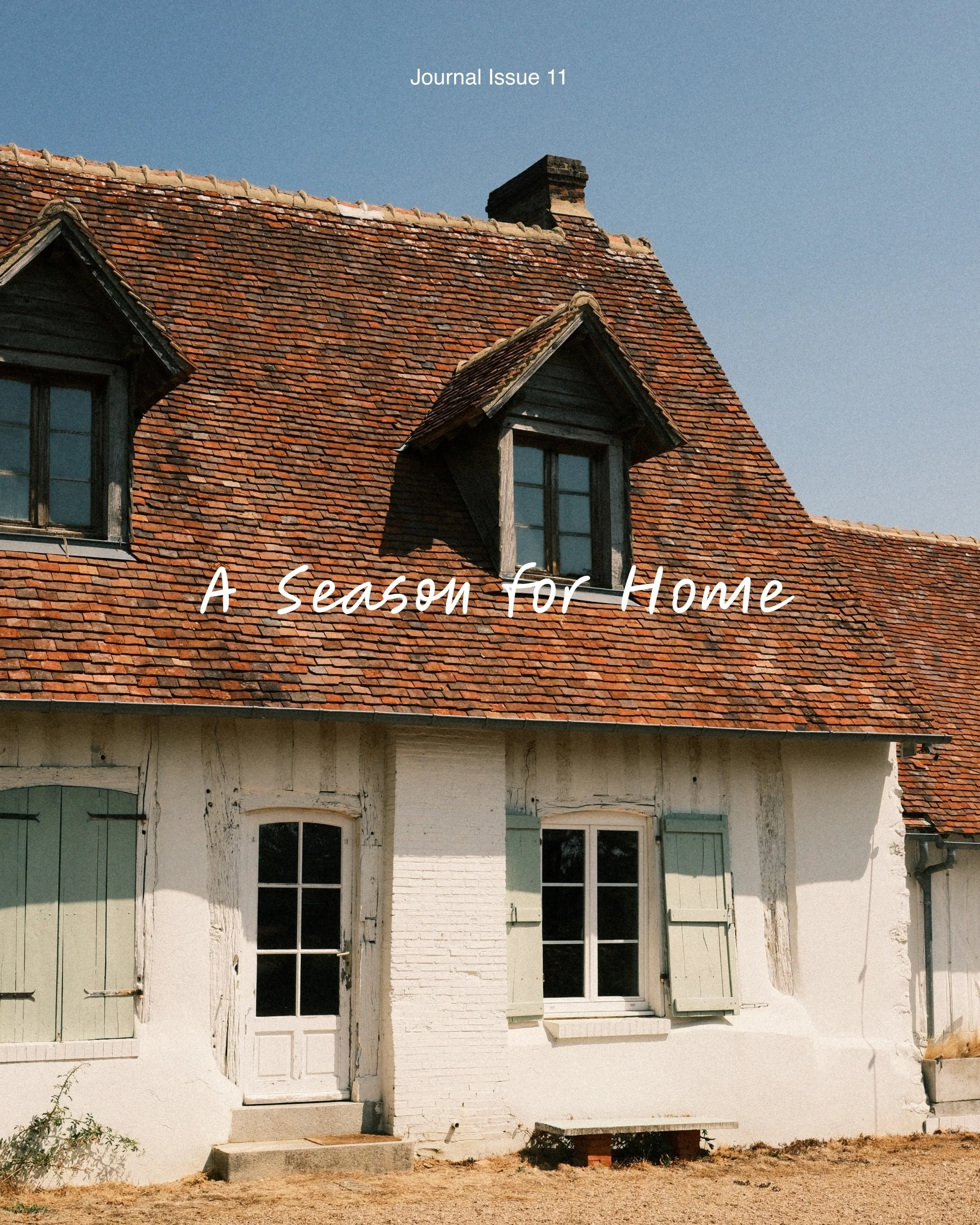 After a season that draws us outward, there is a quiet pleasure in turning towards home again. Returning to the rooms we know, cooking a little more, gathering around the table, and noticing the familiar objects that become part of our days.

A Seaso