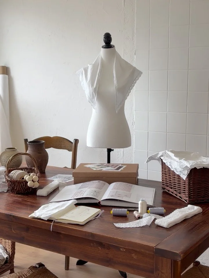 Busy days at our small atelier. Fitting, cutting, sewing, packing, and making space for what&rsquo;s coming next.