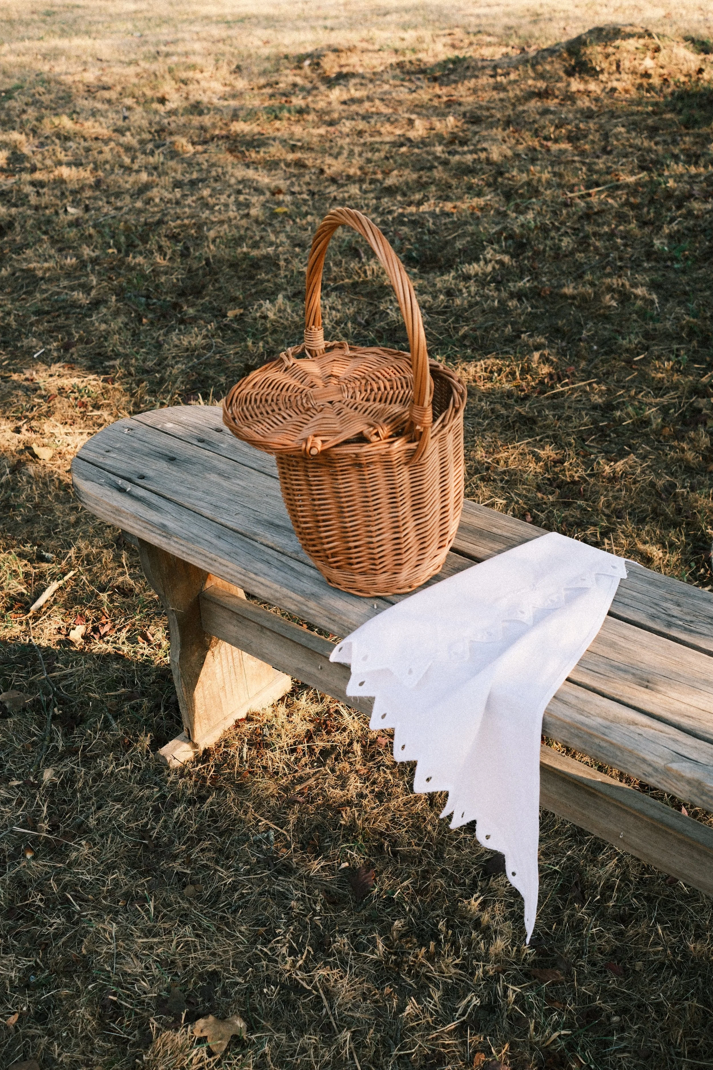 White Cotton Cutwork Head Scarf
