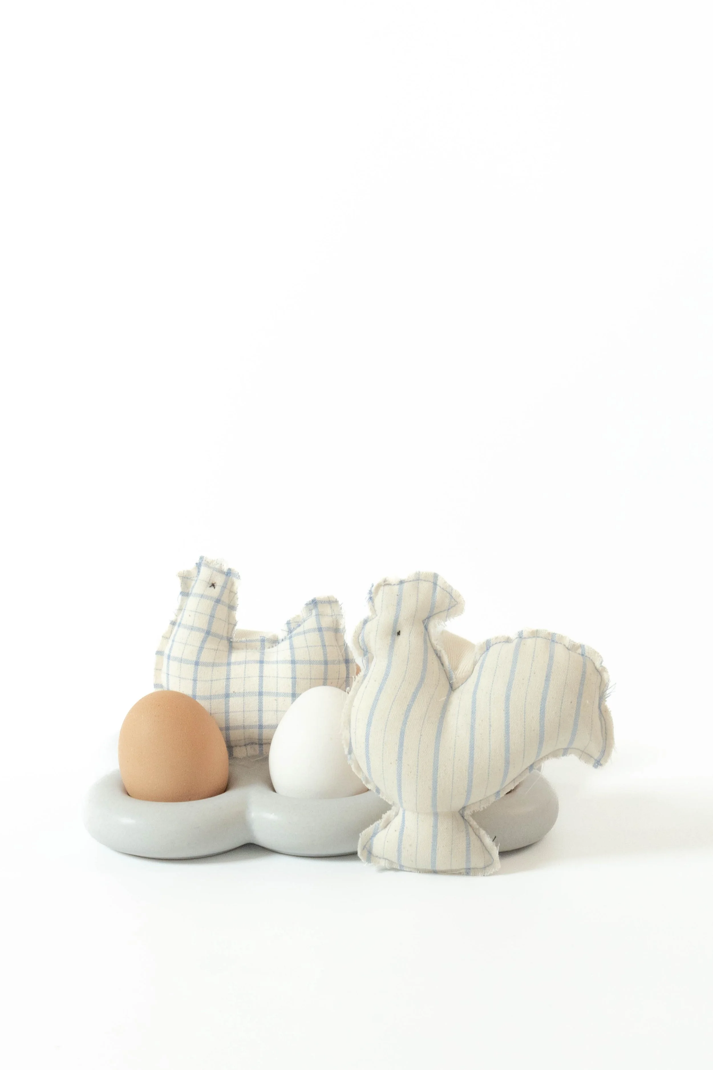 Handcrafted Cotton Toys “Hen & Chicken” (Set of 2)