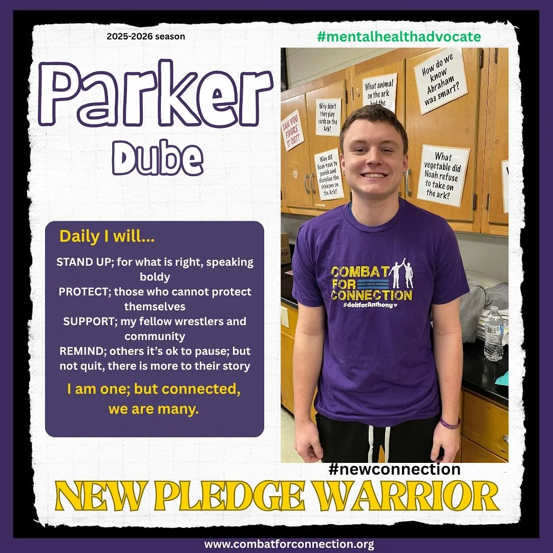 Our world is really so small sometimes. Excited to see Parker Dube join us. We had no idea years ago when he was with us at Mooresville wrestling club that today he would be such a key player in our lives. Great friend to our boys and now a connected