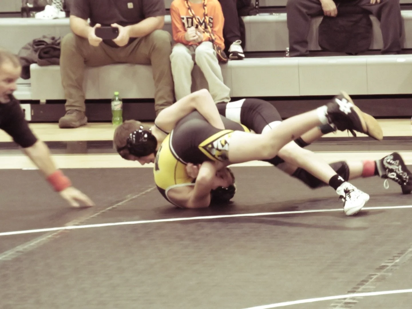 Colton Beck with a big win tonight. #wrestling #pledger #standingupforwhatsright #combatforconnection #mentalhealthawareness #southdavie