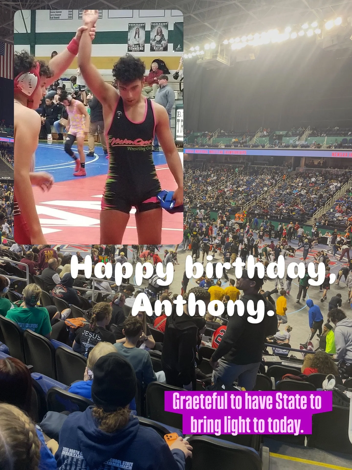 To push back on the dark, light must be brought in. Thank you for all you that keep Anthony&rsquo;s memory alive. #griefjourney❤️ #combatforconnection #doitforanthony💜