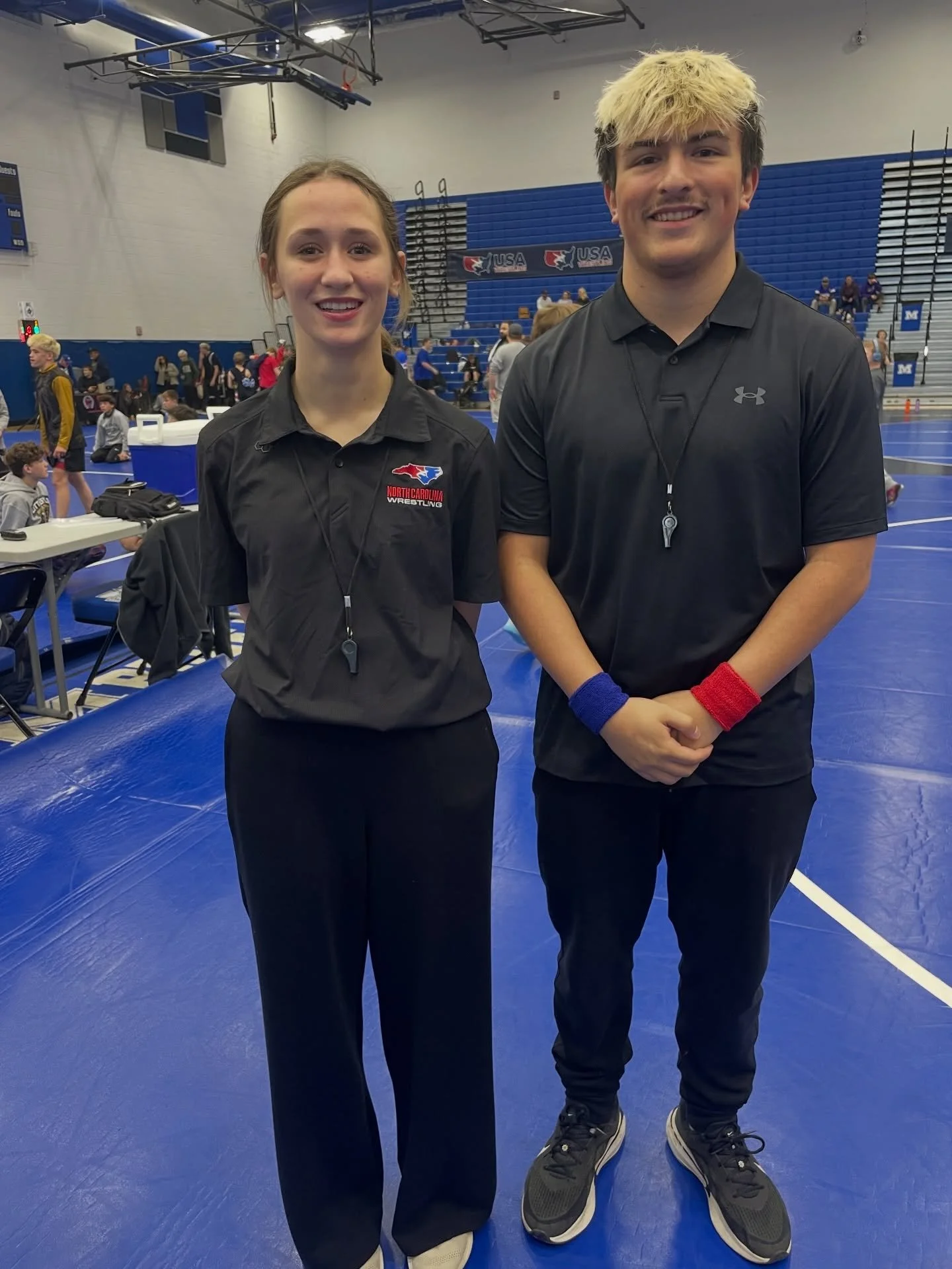 Part of growing the sport is for wrestlers to take on different roles within the community. It was fascinating seeing some of our pledgers spreading their wings into being referees, photographers, table workers, concessions and more to give back. #us