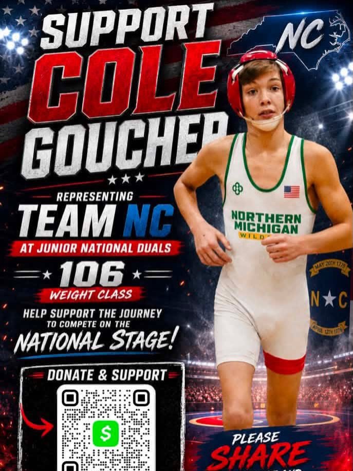 Another pledge warrior looking to make it big at Fargo. Please support Cole in getting to Fargo! #donations #supportouryouth #wrestling #combatforconnection