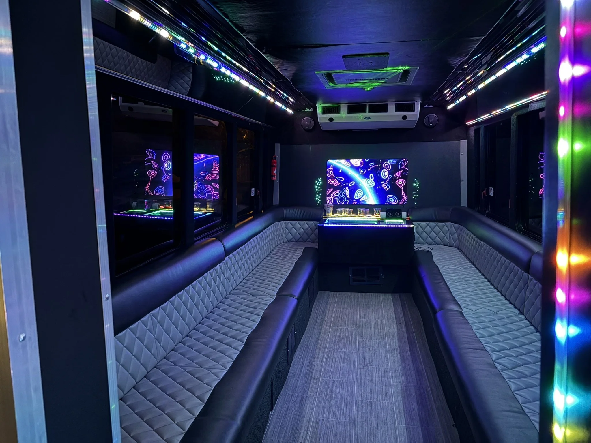 party bus interior