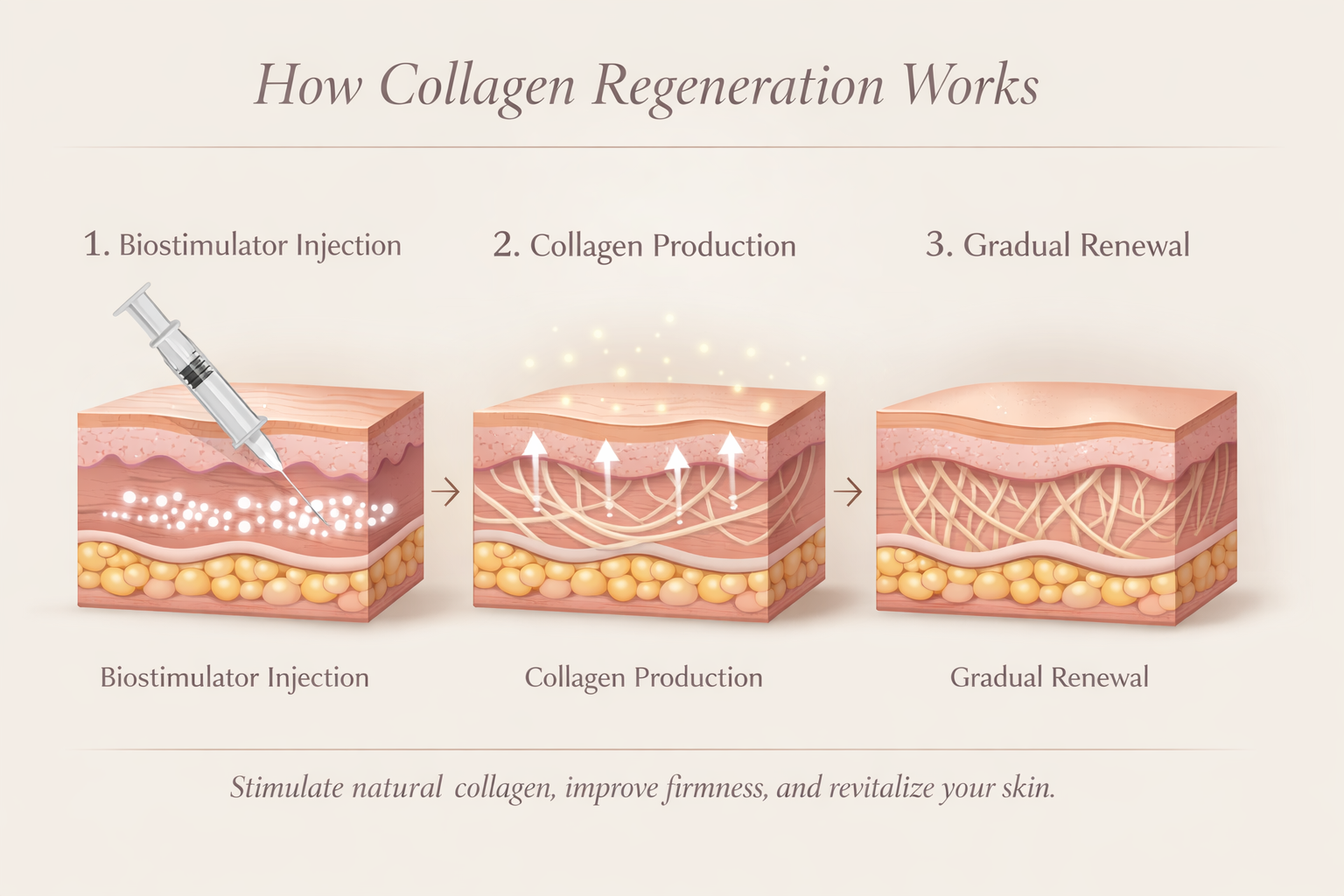 Collagen biostimulator treatment in Pinole CA