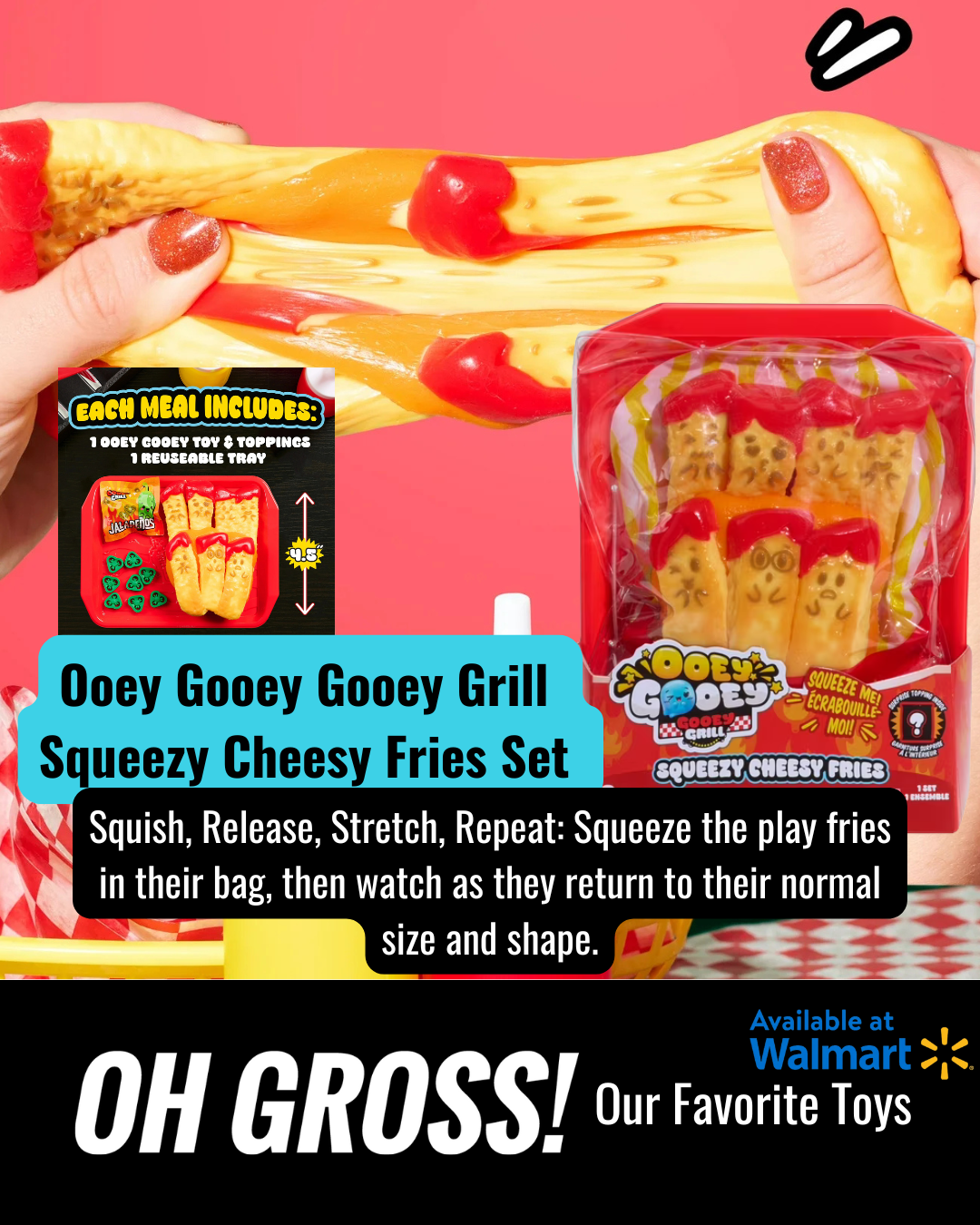 Ooey Gooey Gooey Grill Squeezy Cheesy Fries