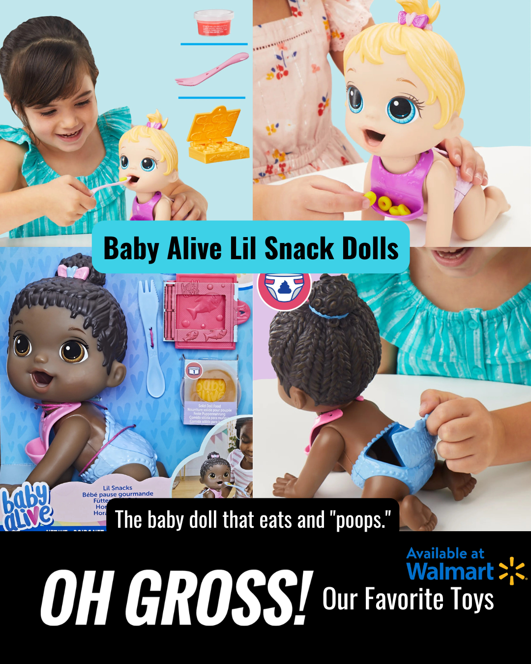 Baby Alive Lil Snacks Doll