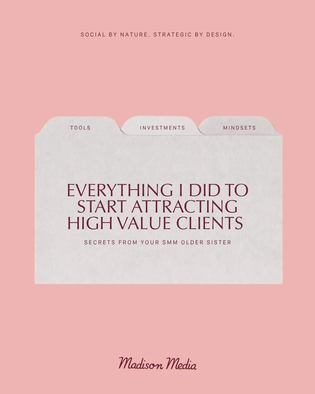 The shifts that changed everything in my business! I was stuck attracting clients who didn&rsquo;t have the budget, capacity, or need for our services. I would hop on the discovery call only to discover it wasn&rsquo;t a good fit. 

I knew I needed t