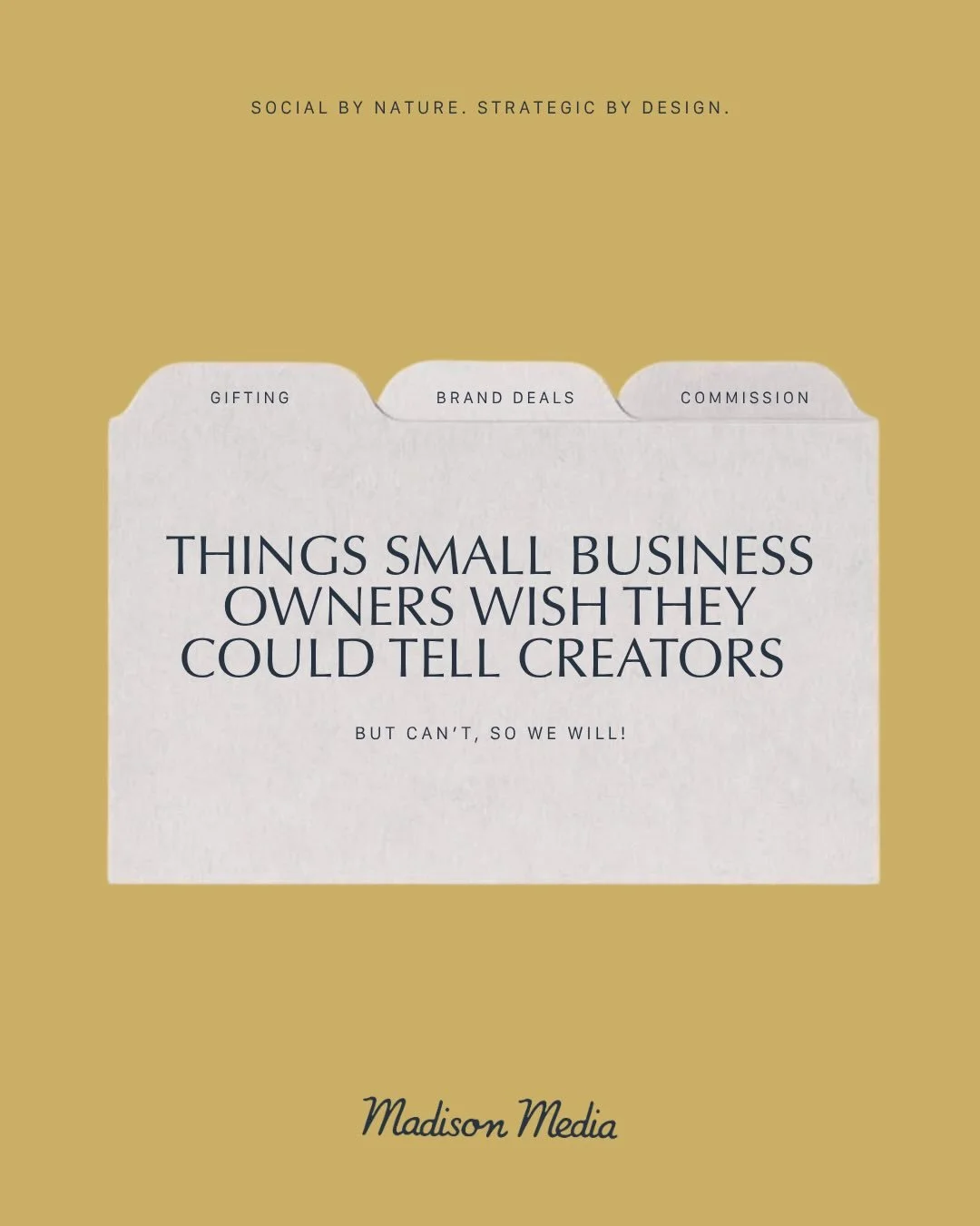 Thoughts? Feelings? Opinions? We want to hear all of it. One of my goals with this account is to open up conversations that people aren&rsquo;t really having yet.

Influencer marketing is huge, but it&rsquo;s still so new. We&rsquo;re in a really uni