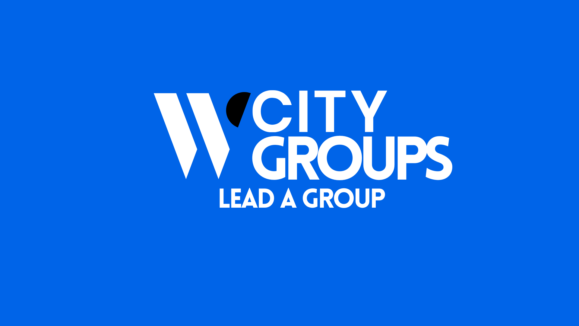 City Group Lead Training
