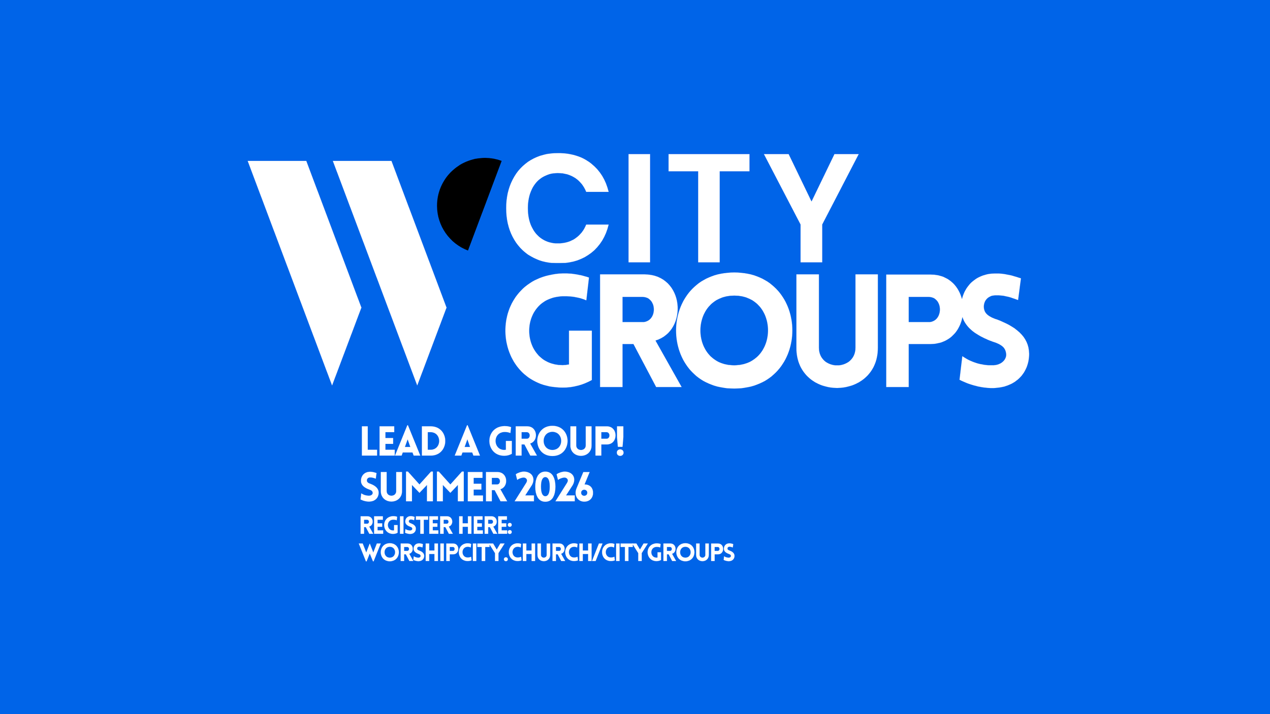 City Group Leader Training