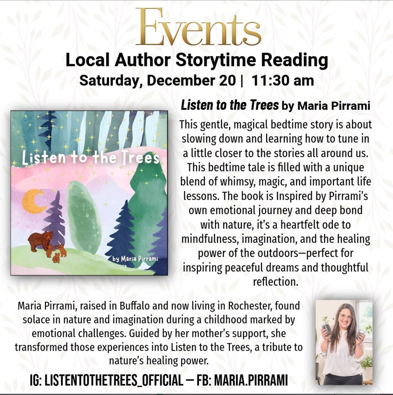 Special Reading: Barnes and Noble at University of Rochester