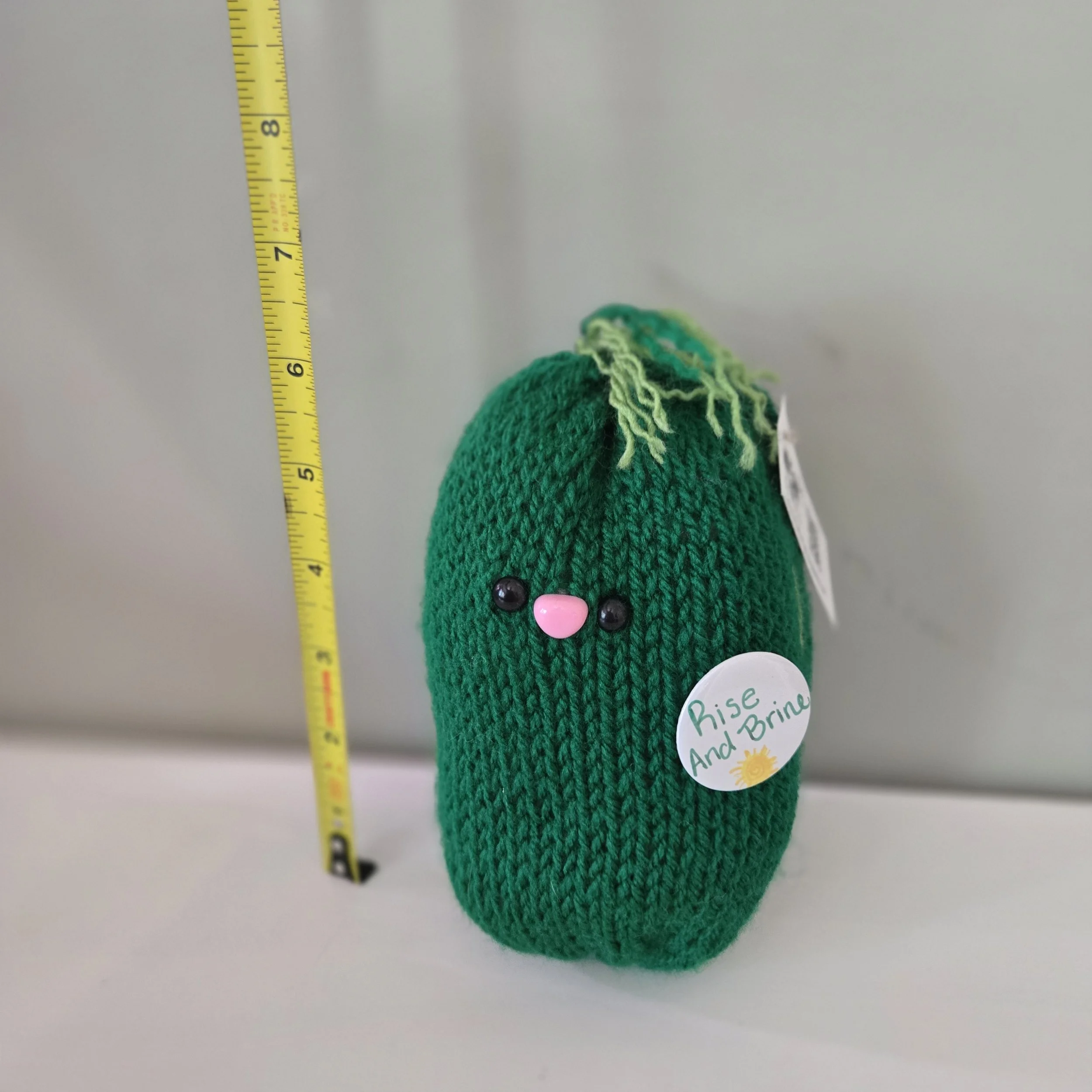 "Rise and Brine Sunshine" Emotional Support Pickle
