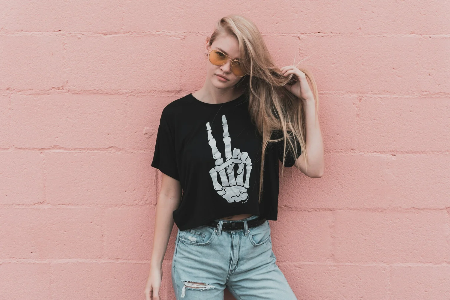 Custom Merch Troop apparel with a bold screen printed design.