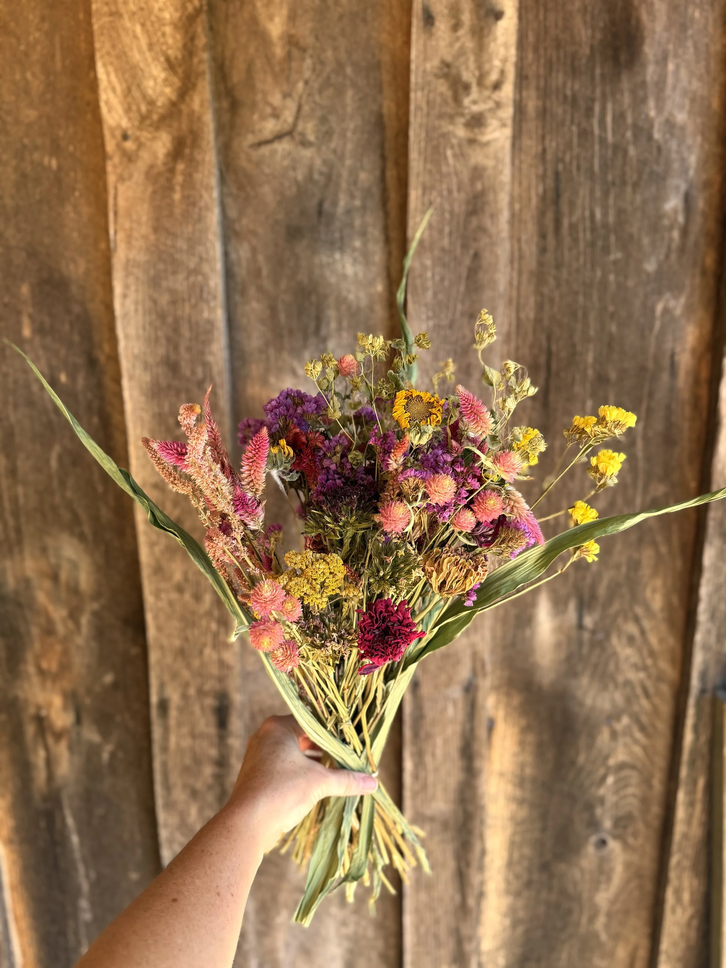 Spring Dried Flower Bouquets