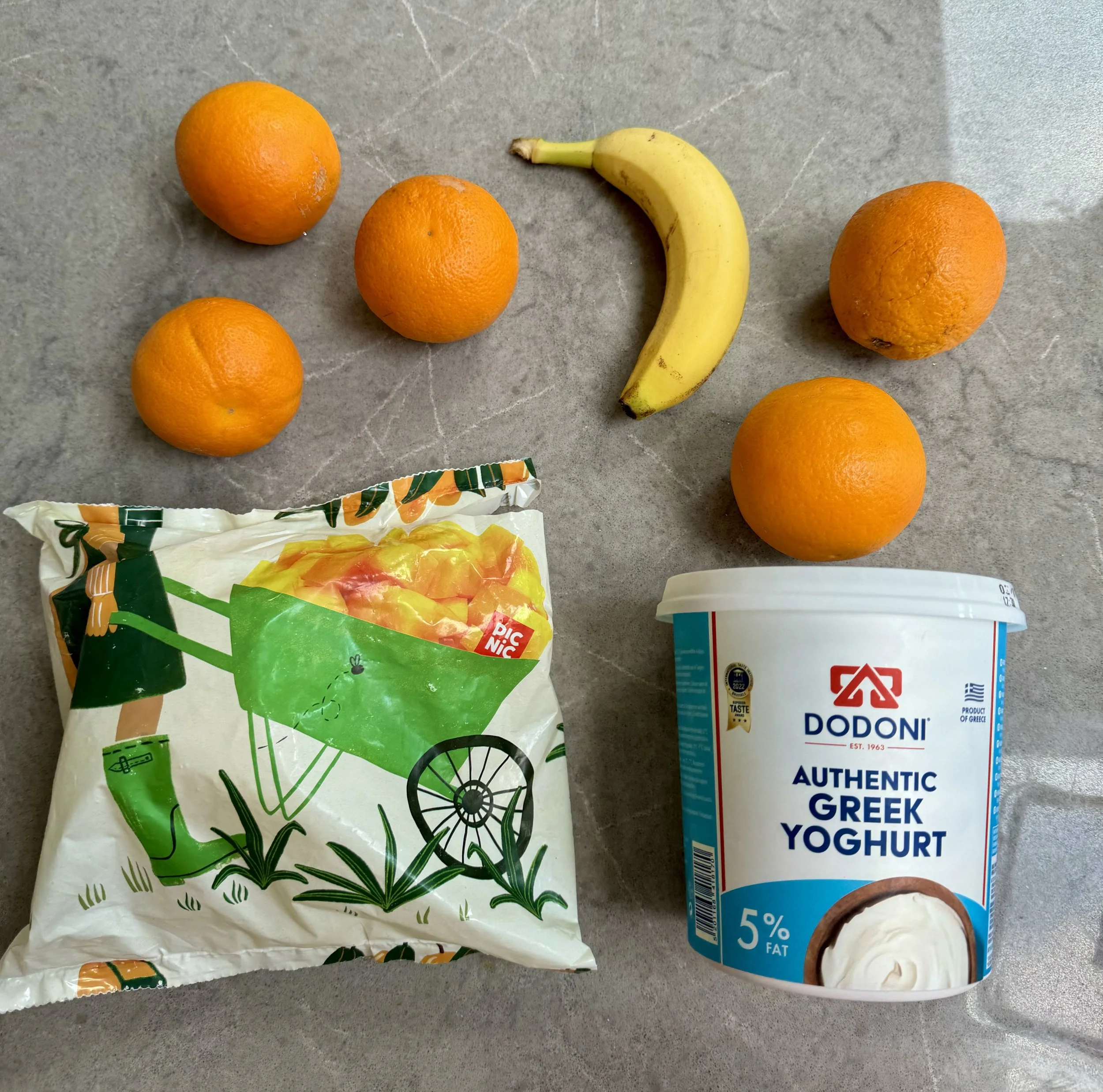 Healthy, No Sugar Added Orange Smoothie